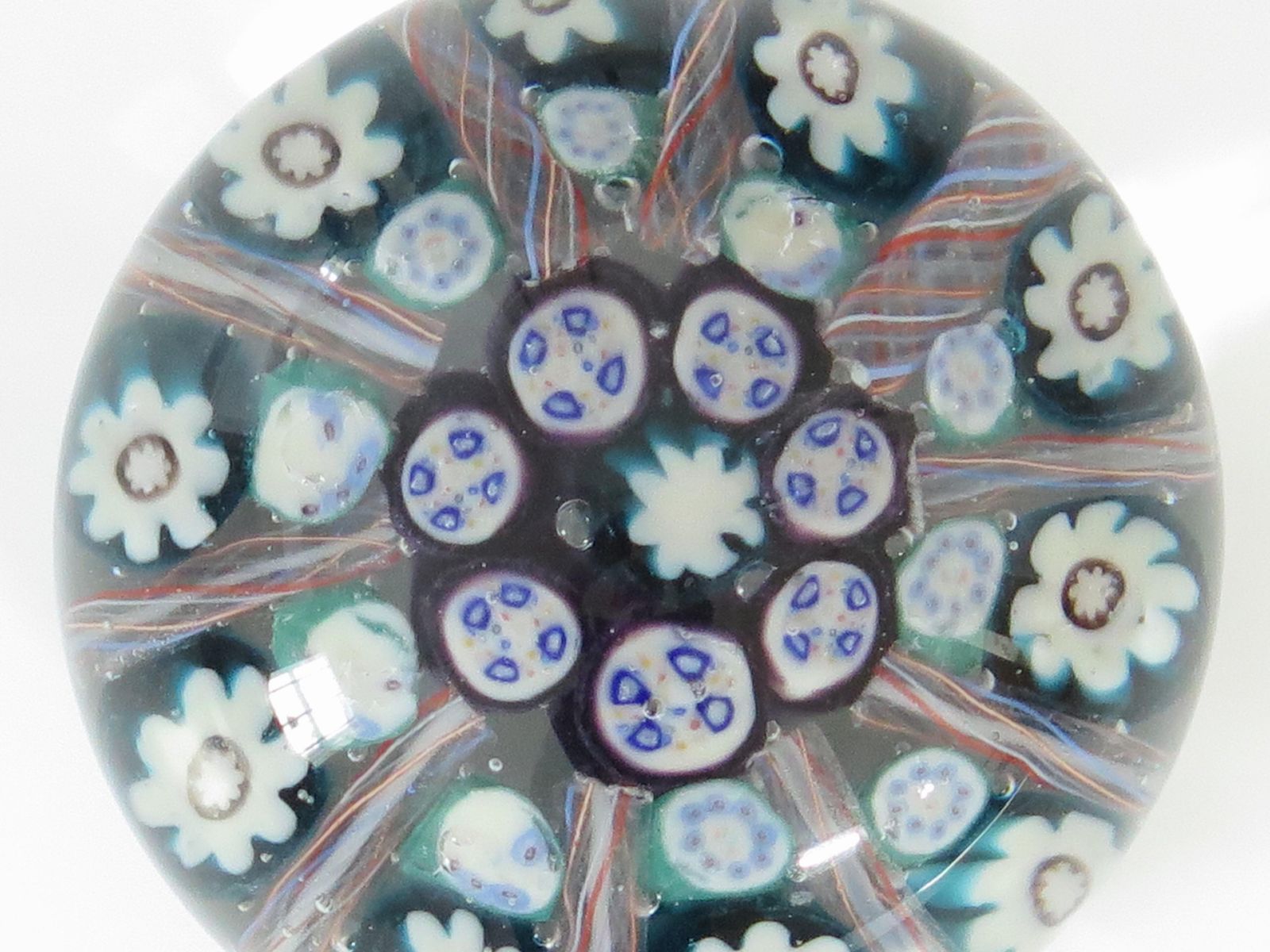 Glass Millefiori Vasart Brothers Paperweight Hand Blown, Scotland Ca 1950s photo 352.0