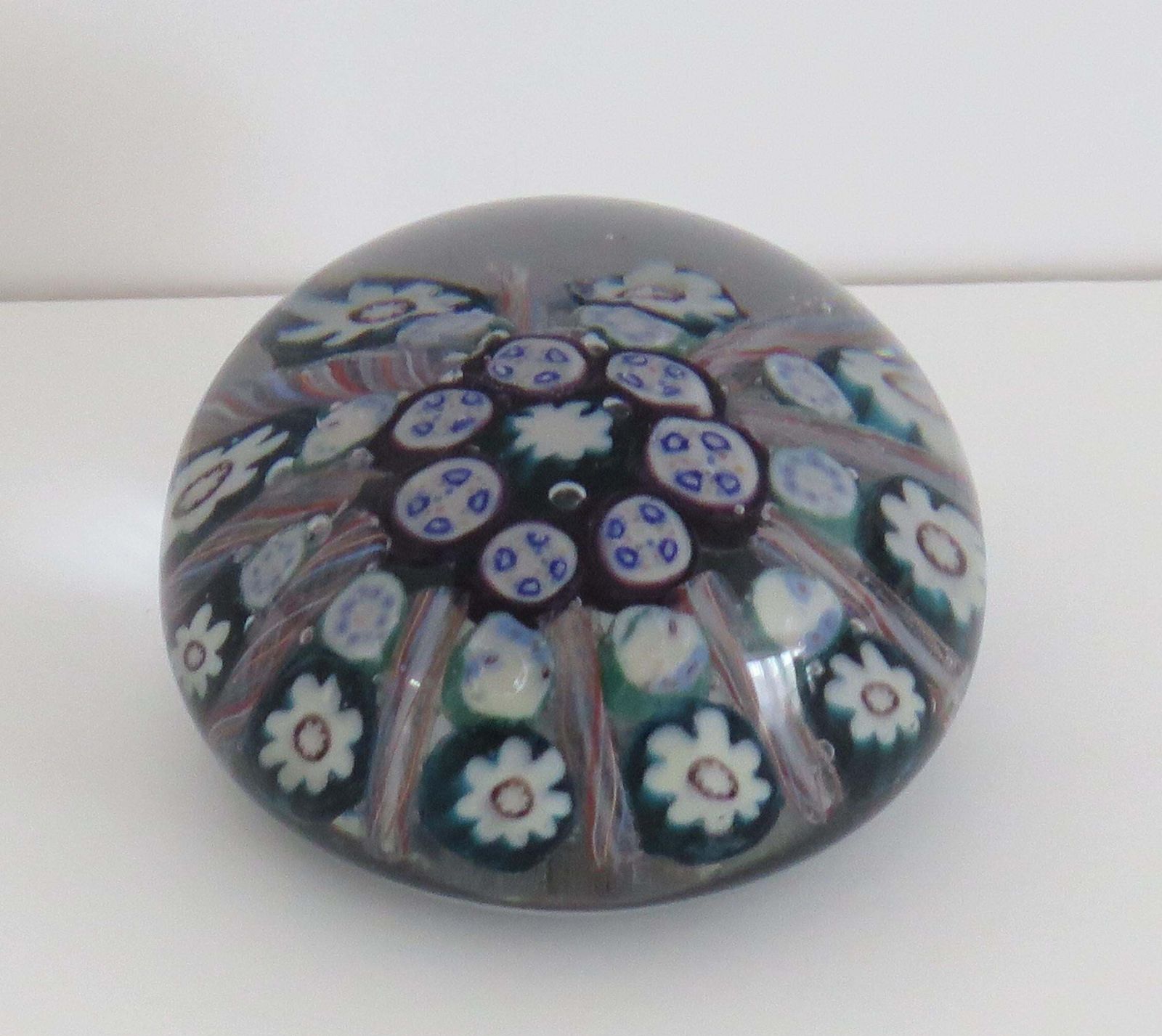 Glass Millefiori Vasart Brothers Paperweight Hand Blown, Scotland Ca 1950s photo buy