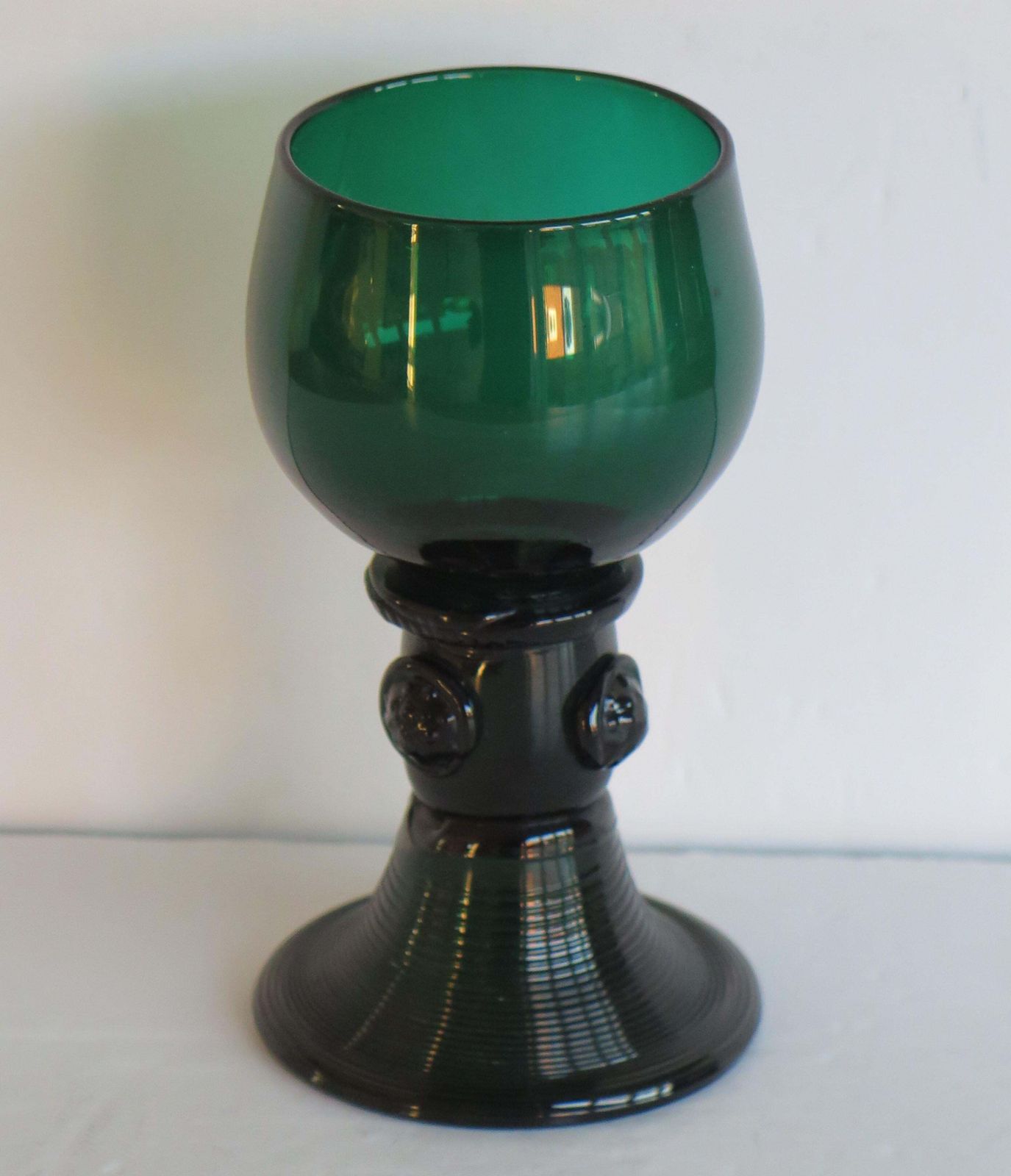 Georgian Glass Roamer Bristol Green , English Regency Period Circa 1815 photo for sale