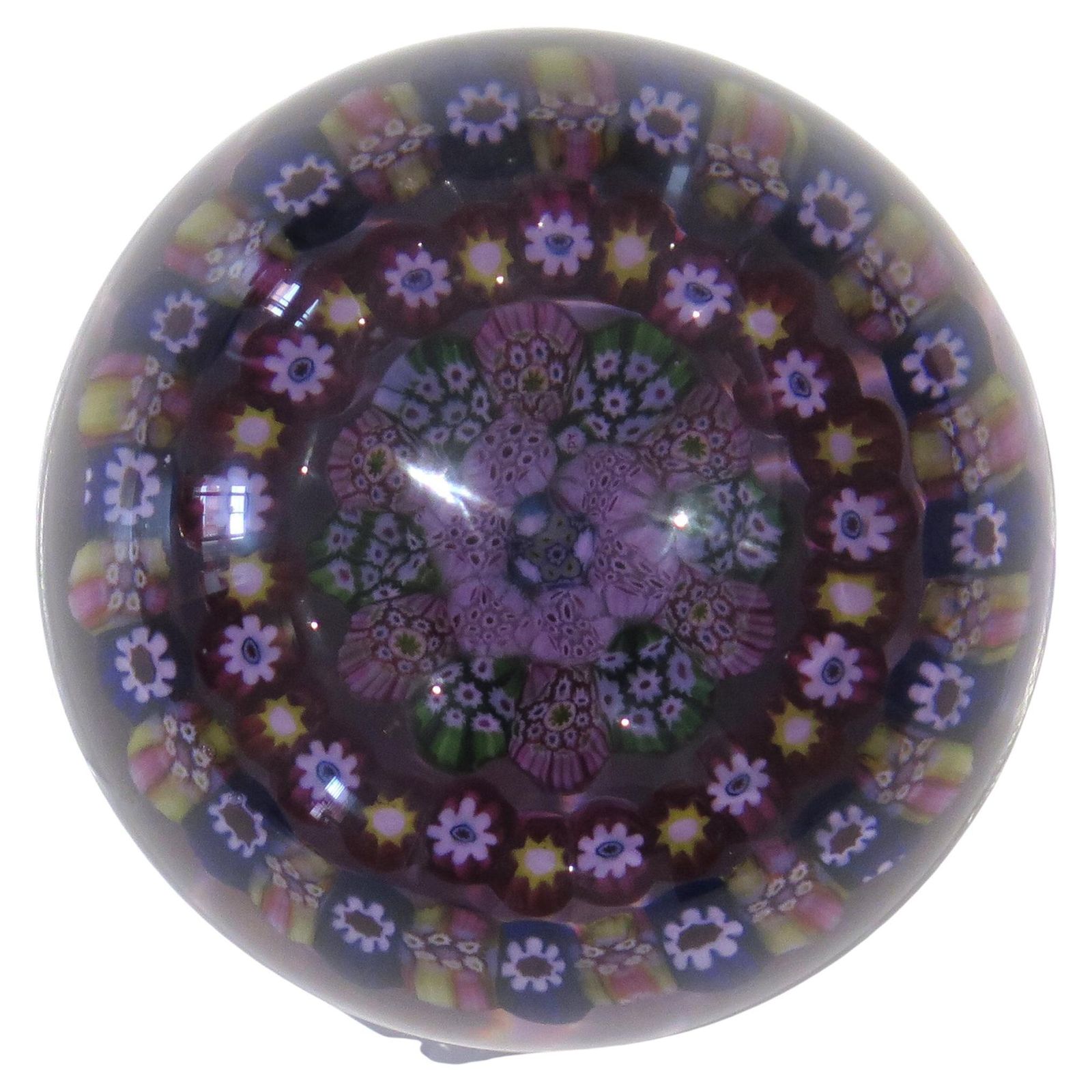 Paul Ysart Glass Paperweight With Py Cane Early Period, Scotland Circa 1930s