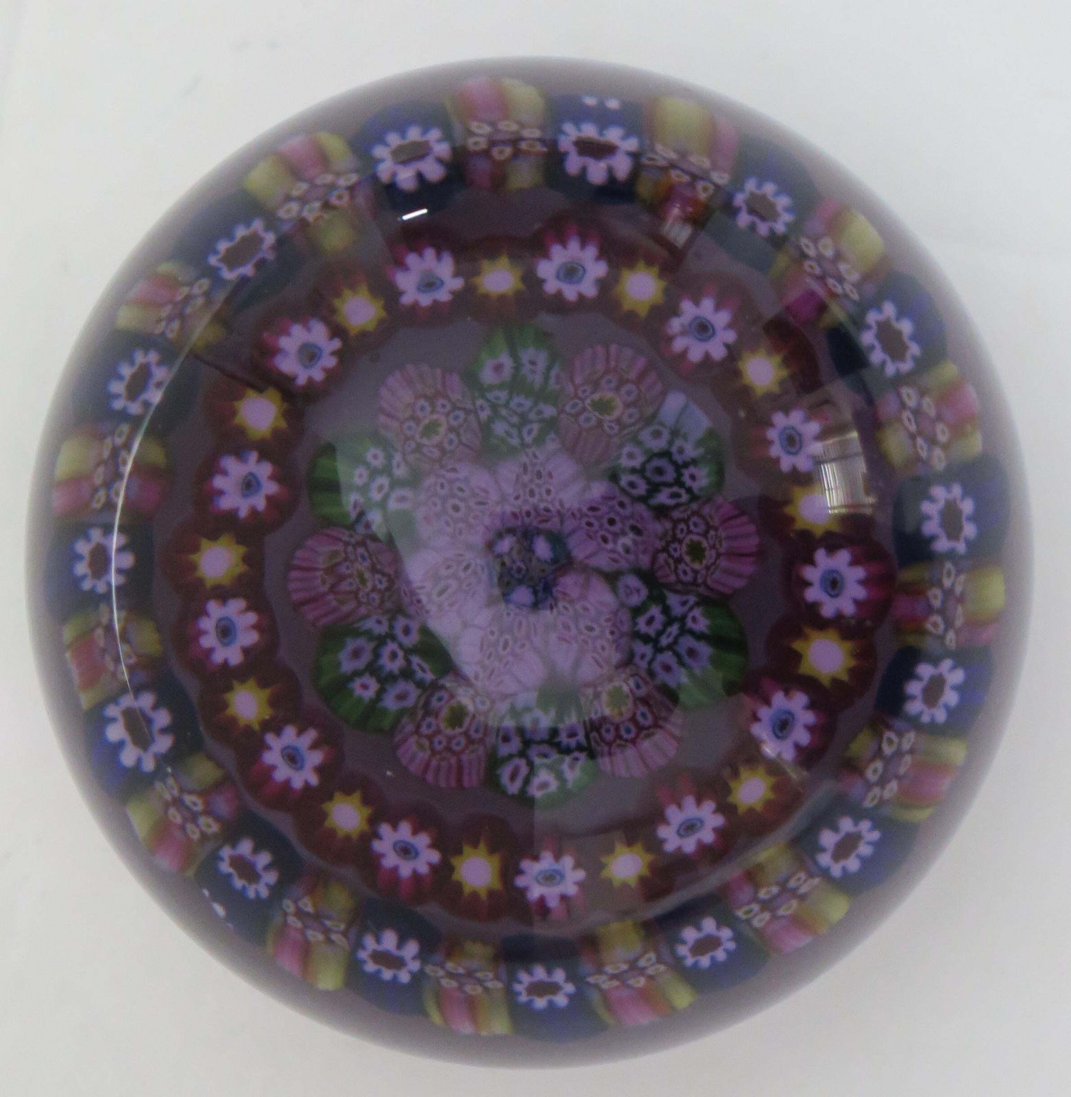 Paul Ysart Glass Paperweight With Py Cane Early Period, Scotland Circa 1930s photo for sale