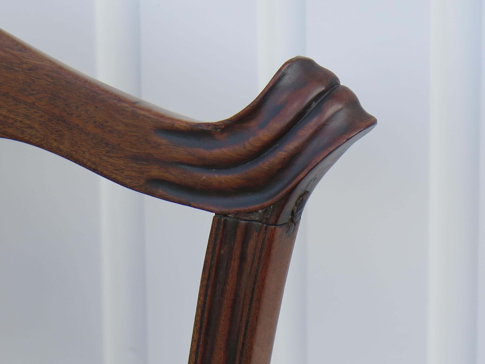 photo buy George 111 Period Chippendale Armchair Finely Carved, Circa 1760