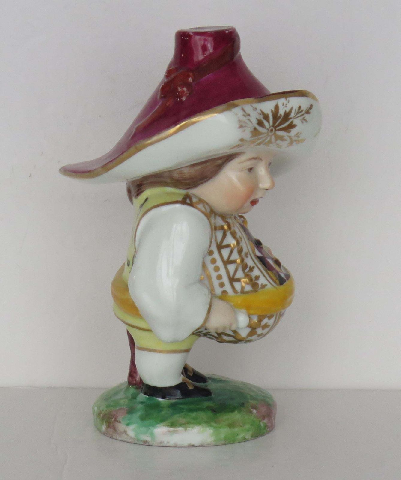 photo furniture Pair Of Derby Mansion House Dwarf Figures Porcelain, 19th Century