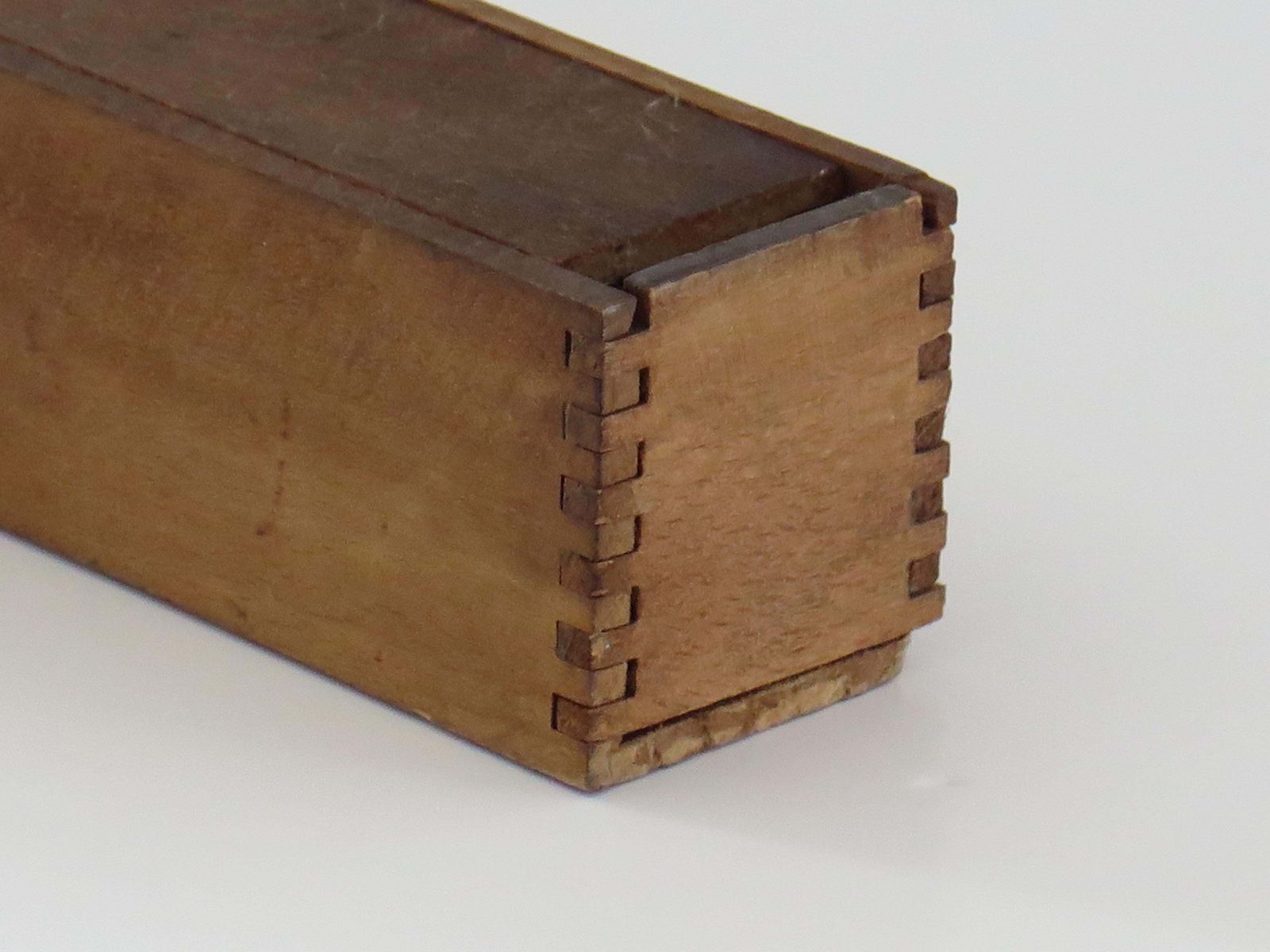 Home Decor Late 19th Century "9 Spot" Dominoe Game 55 Piece Set In Jointed Hardwood Box photo