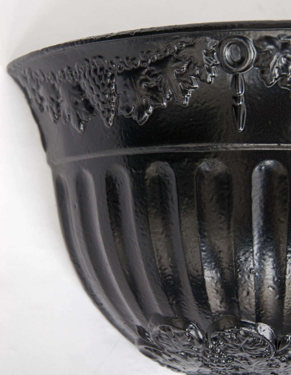 Pair Georgian Regency Period Wall Planters Cast Iron With Good Detail, Ca 1820 photo 724.0