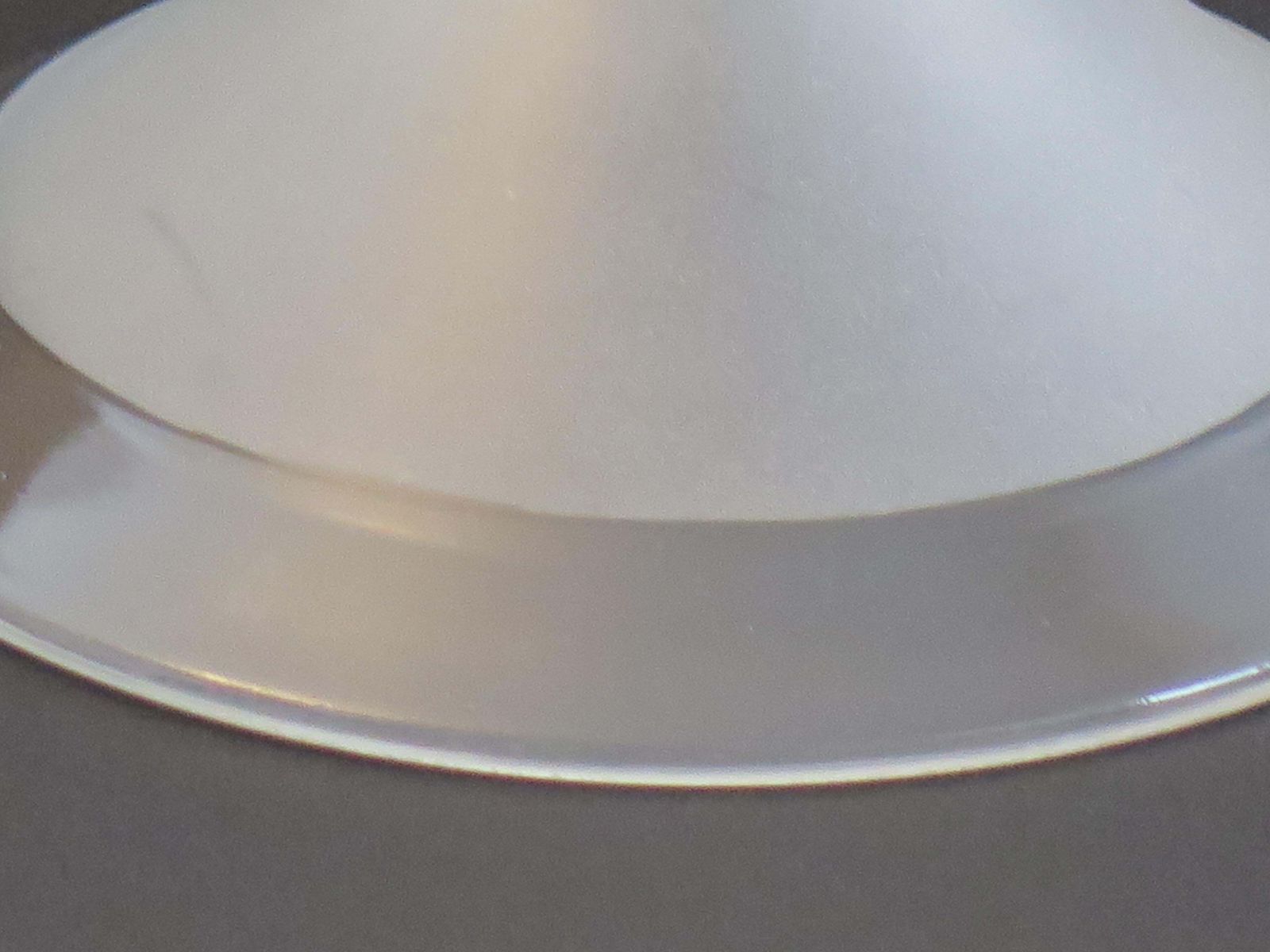 photo furniture Art Deco Period Glass Lampshades Pair (B) Conical & Frosted, Circa 1925