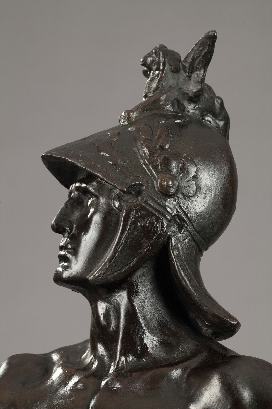 Sculpture en bronze « The Warrior », par Auguste De Wever (1836-1910) photo buy
