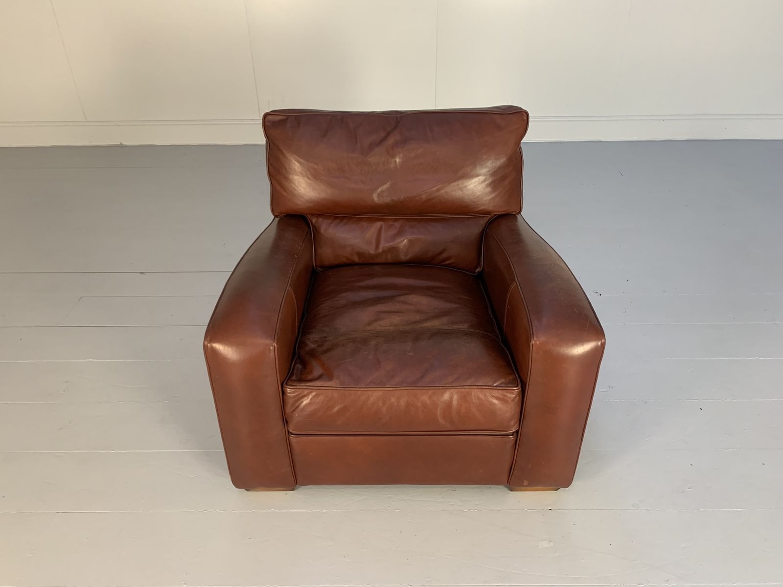 Duresta “Panther” Armchair – In Brown “Mustang” Leather photo vinterior