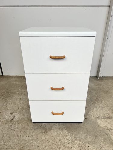 Vtg Late Mid Century Medical Chest Of Drawers Modernist Style Post Modern Retro photo 168.0