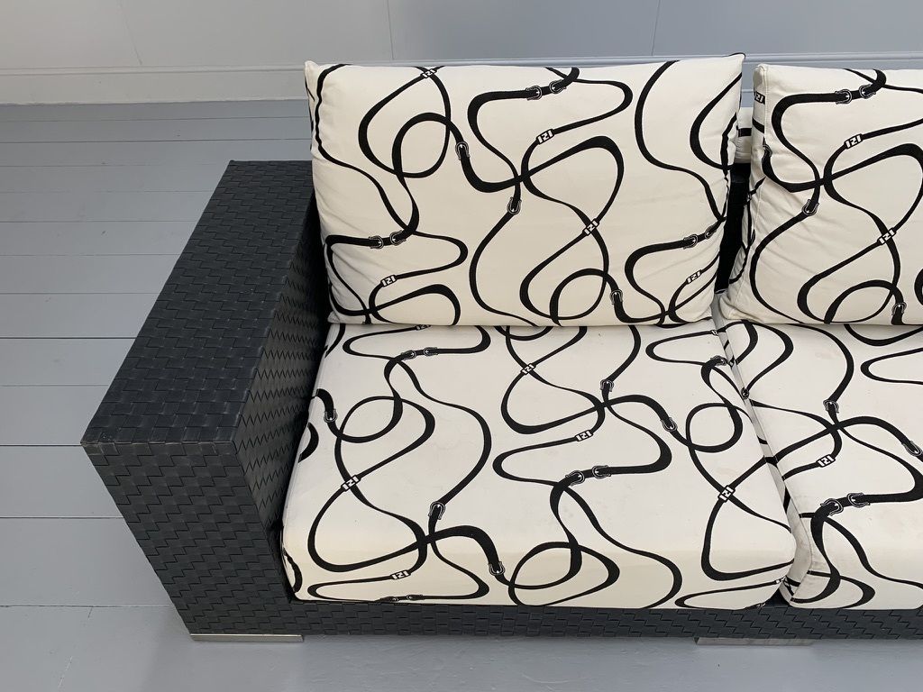 Fendi Casa Outdoor Furniture – Sofa, Armchair, Lounger & Large Table photo vintage
