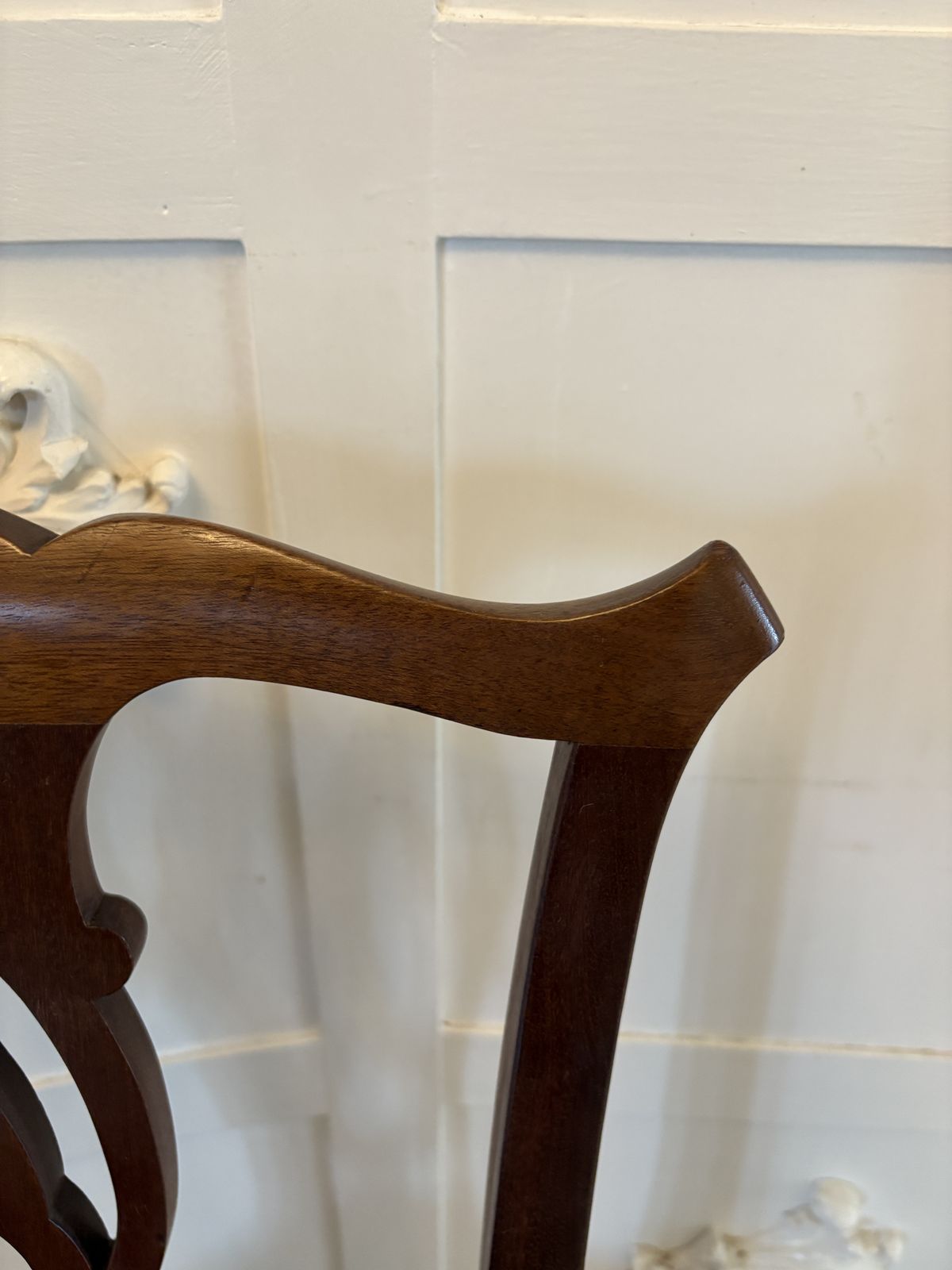 Set Of 8 Antique Early 20th Century Quality Mahogany Dining Chairs photo furniture