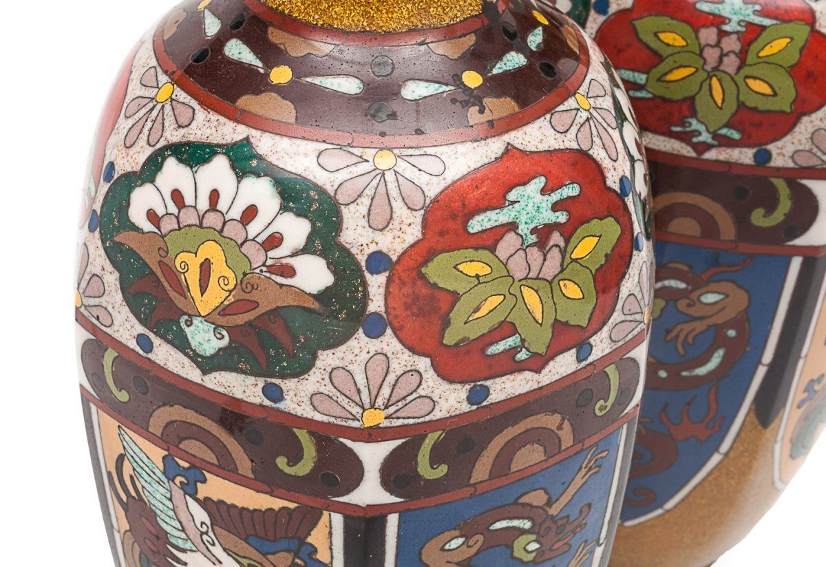 Pair Of Japanese Vases, 1800s, Antique photo buy