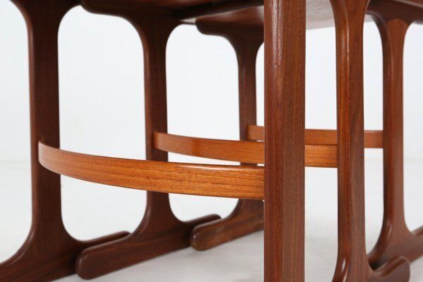 Furniture Teak Wood Nesting Tables By G Plan, 1970s, Uk, 1970s, Set Of 3 photo