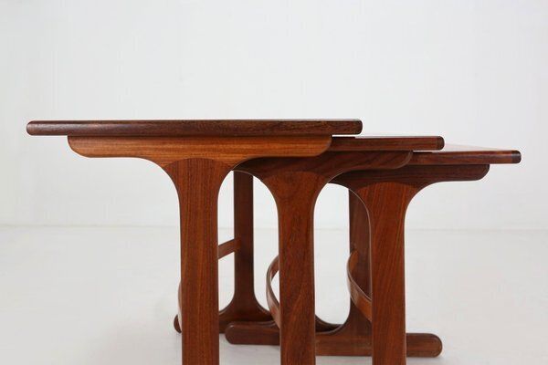 photo vintage Teak Wood Nesting Tables By G Plan, 1970s, Uk, 1970s, Set Of 3