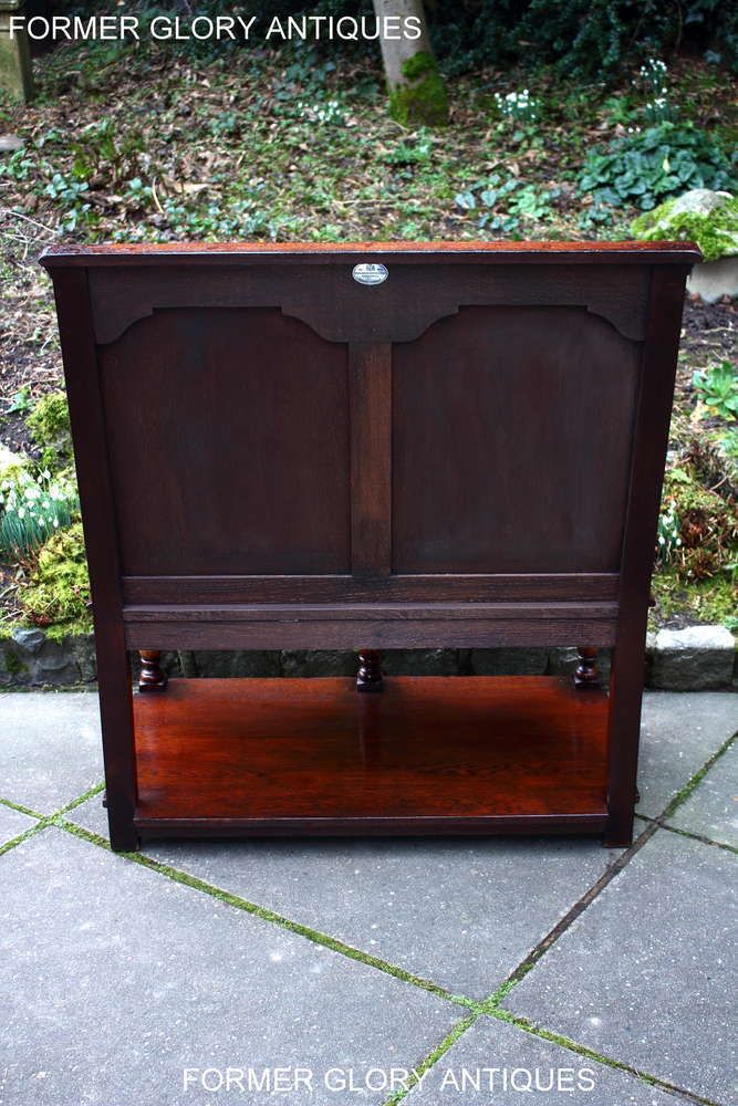 A Titchmarsh And Goodwin Solid Oak Tavern Seat / Settle / Pew / Hall Armchair / Bench photo Furniture