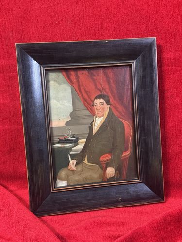 19c Constable Of Chester Castle Circa 1817  'Matthew Hudson' Oil Painting