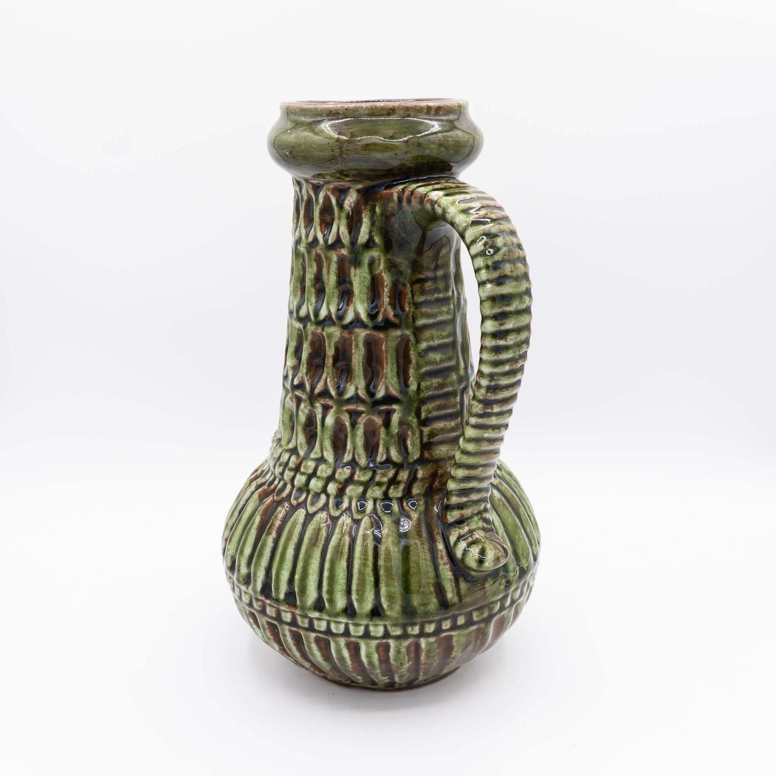 Rare Mid Century Tall Green Vase   Carstens Tönnieshof   Form 7166 30   1970s photo 164.0