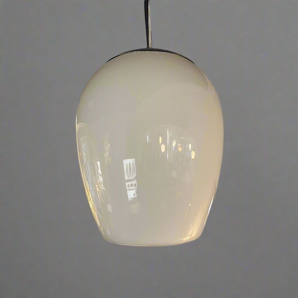 Vintage Tear Drop Shaped Opaline Light photo Lighting