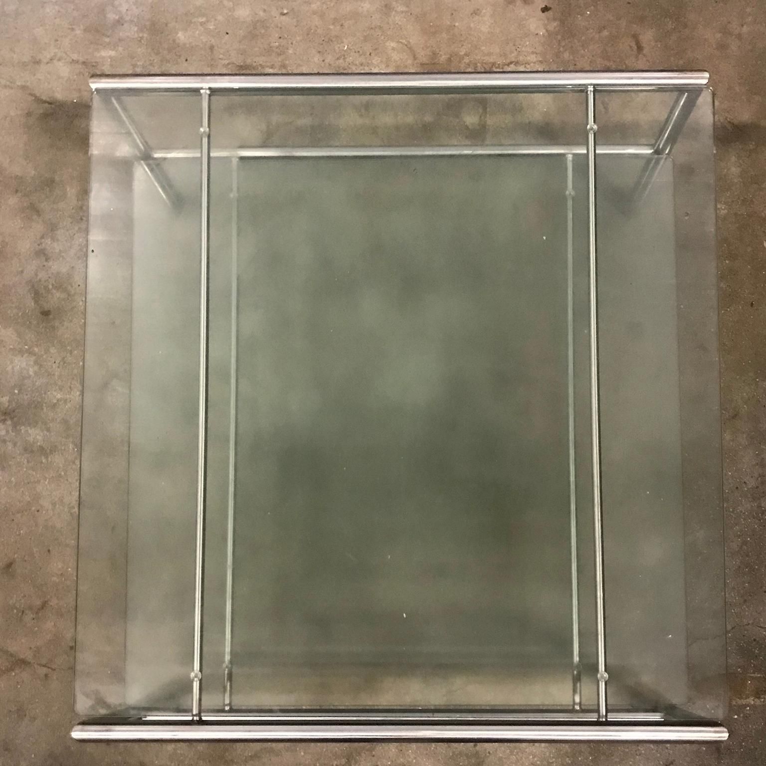 1965, Martin Visser, Rare Double Glas Coffee Table Designed For Szz01 Easy Chair photo Furniture