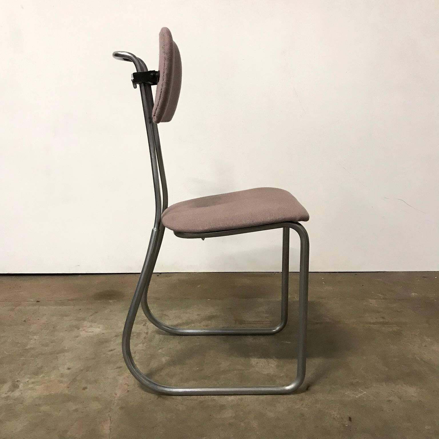 1932, W.H. Gispen For Gispen Culemborg, Holland, Original Pre War Typing Chair photo for sale