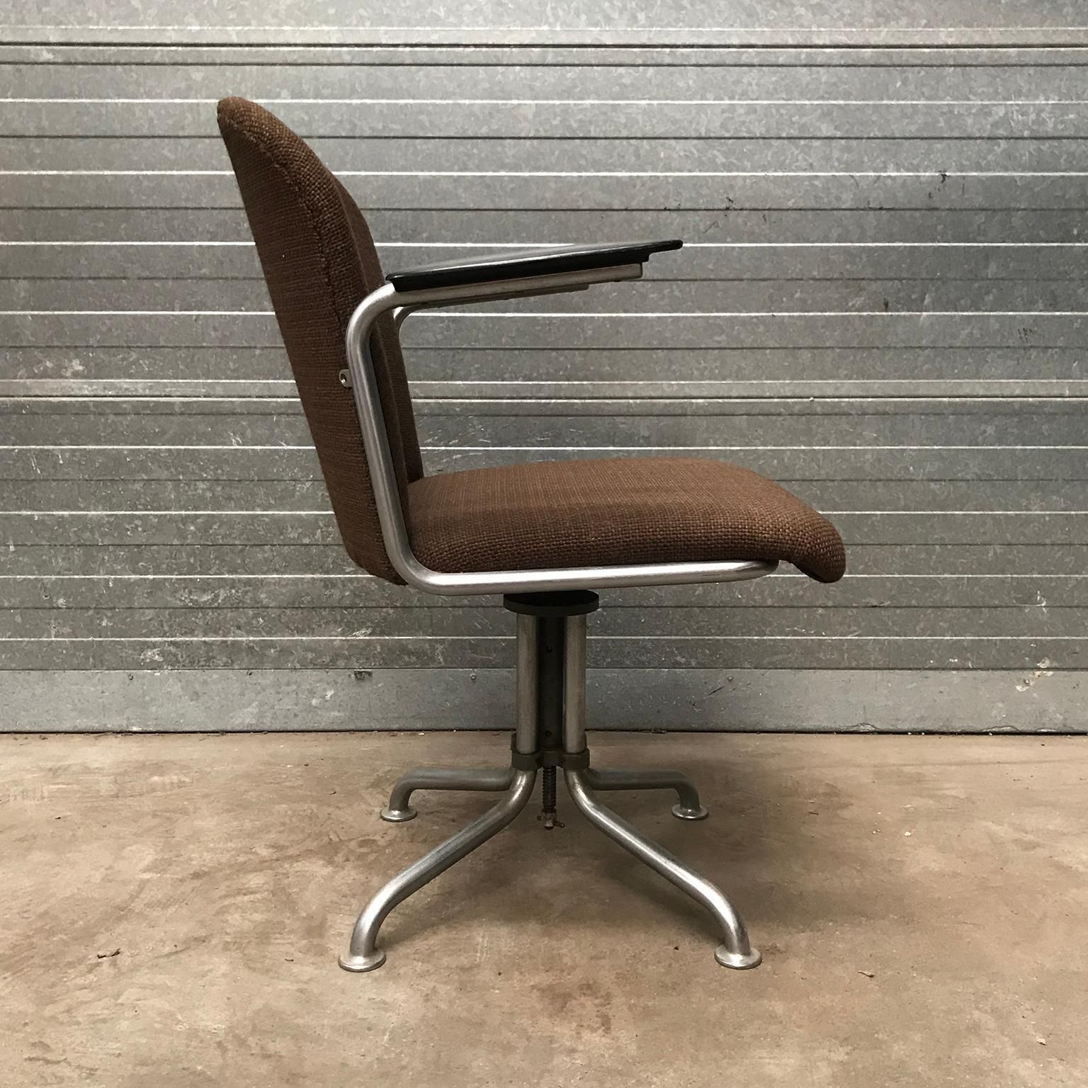1935, W.H. Gispen By Gispen Culemborg, Office Chair 356, Spear Bakelite Armrests photo 810.0