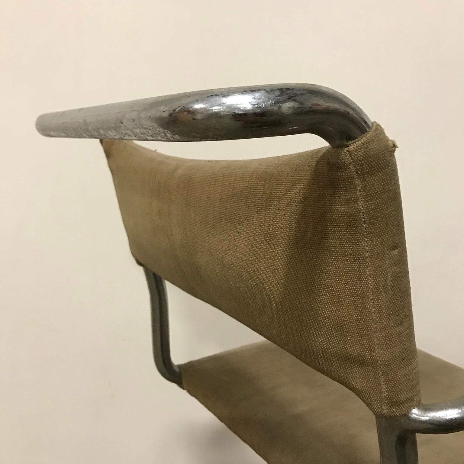 photo for sale 1930, W.H. Gispen, Original Very Early 204 Chair With Horse Hair Filling