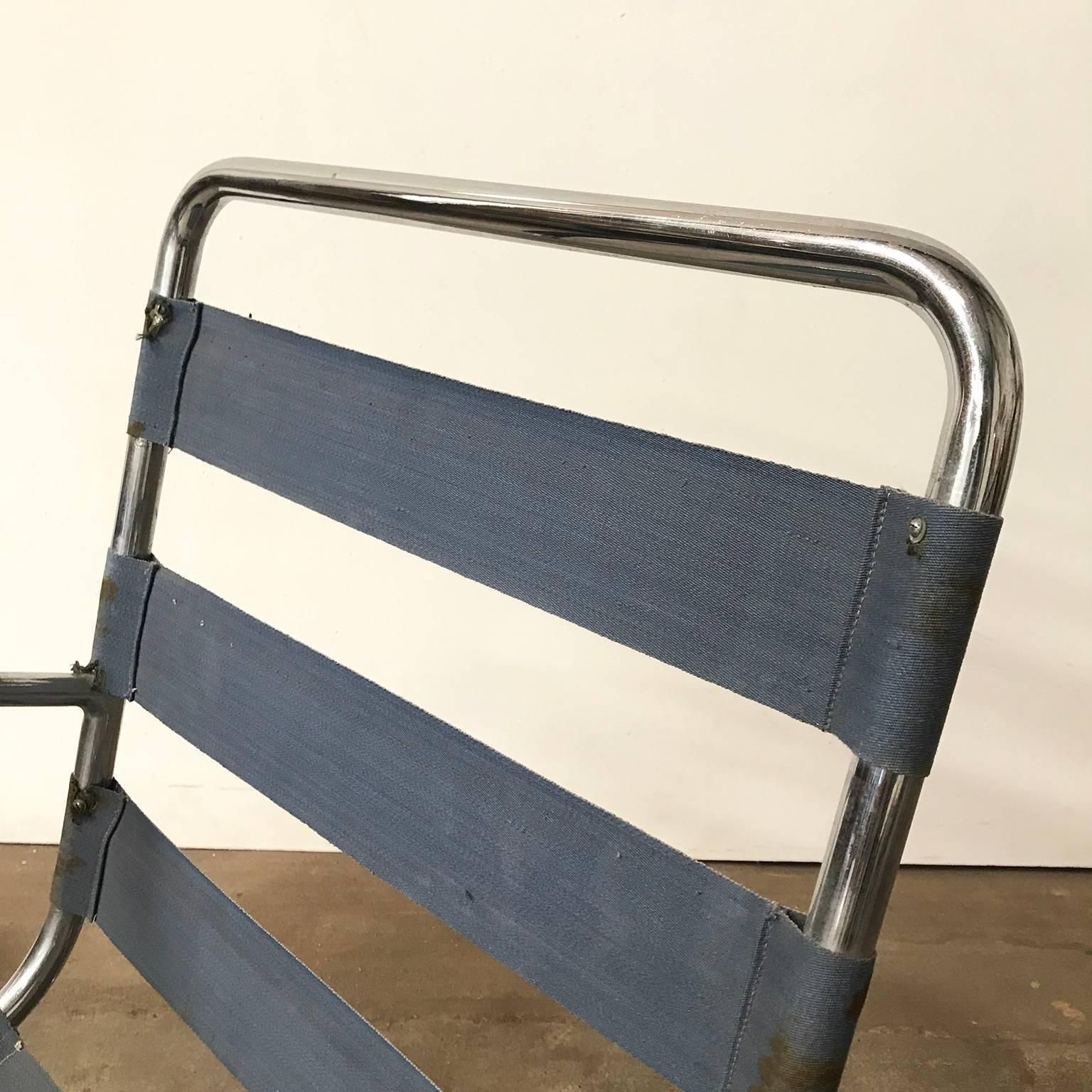 Furniture 1935, W.H. Gispen For Gispen, Pre War Easy Chair 411 Without Cushions photo