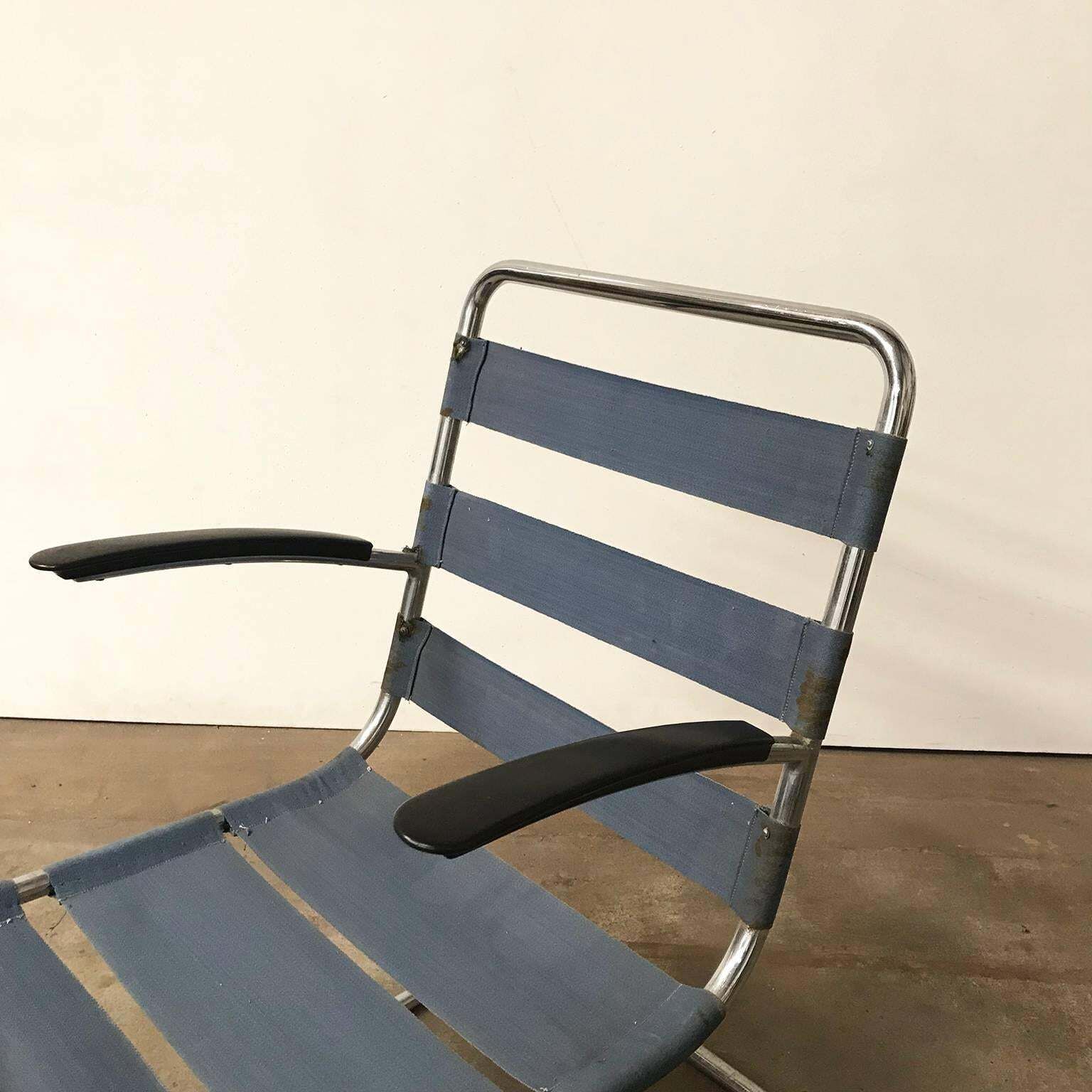 2325.0 1935, W.H. Gispen For Gispen, Pre War Easy Chair 411 Without Cushions photo