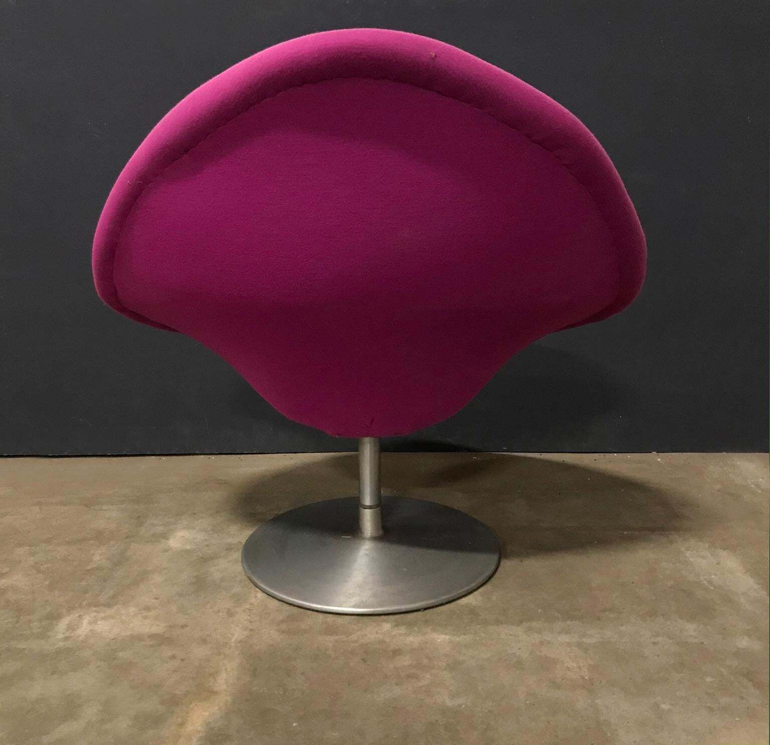 1959, Pierre Paulin For Artifort, Early Globe Chair In Pink Fabric photo vinterior