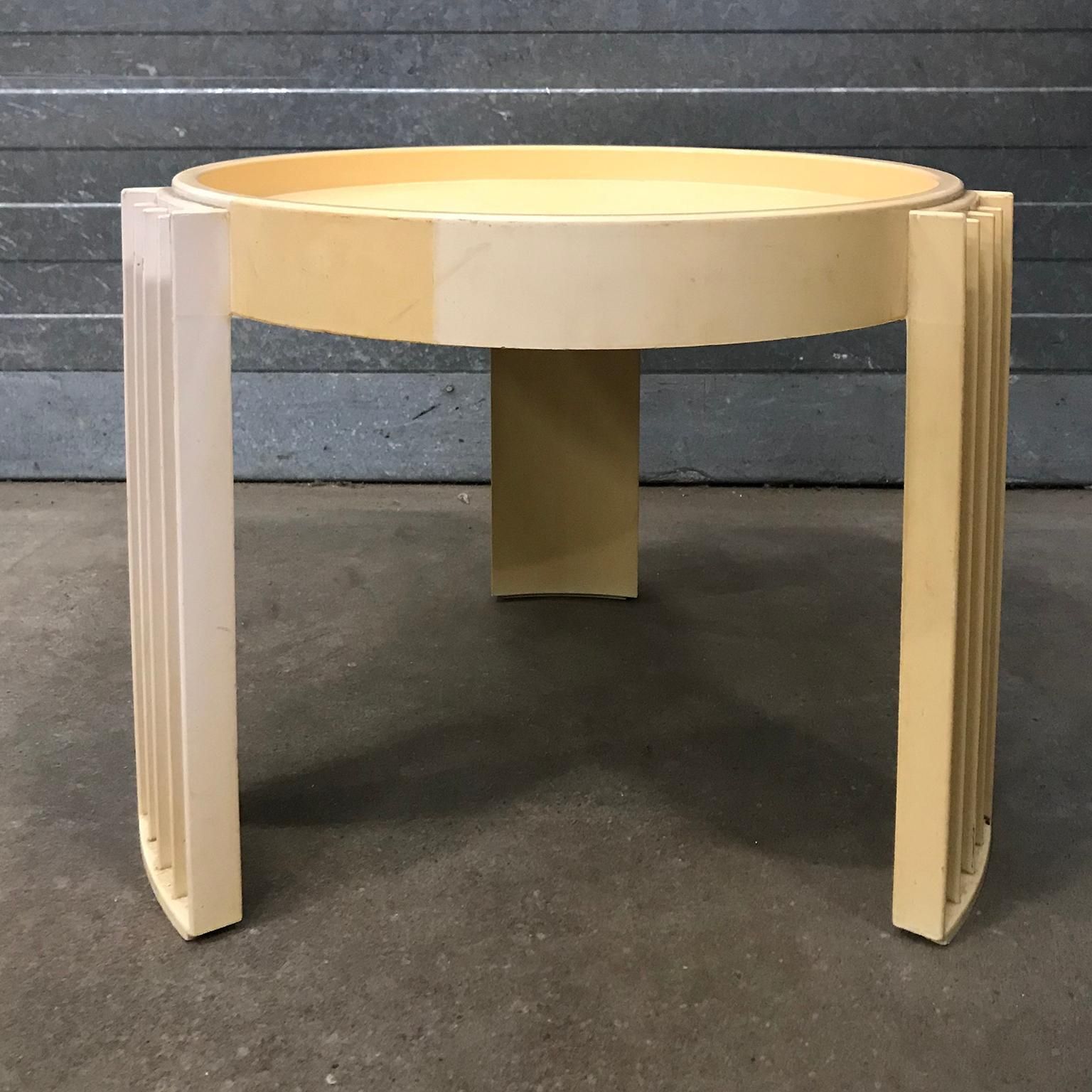 1967, Gianfranco Frattini For Cassina, 4 Pieces Of Marema Stacking Tables photo vintage