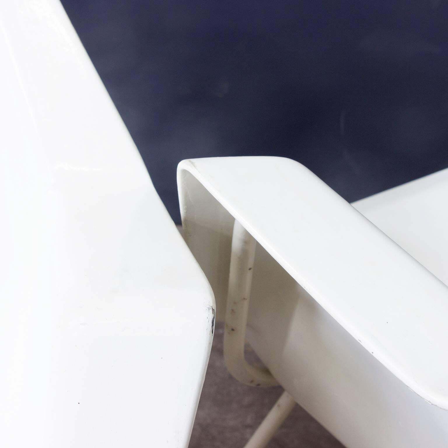 photo furniture 1957, Wim Rietveld/André Cordemeyer, Three Chairs, 416 Version By Gispen Holland