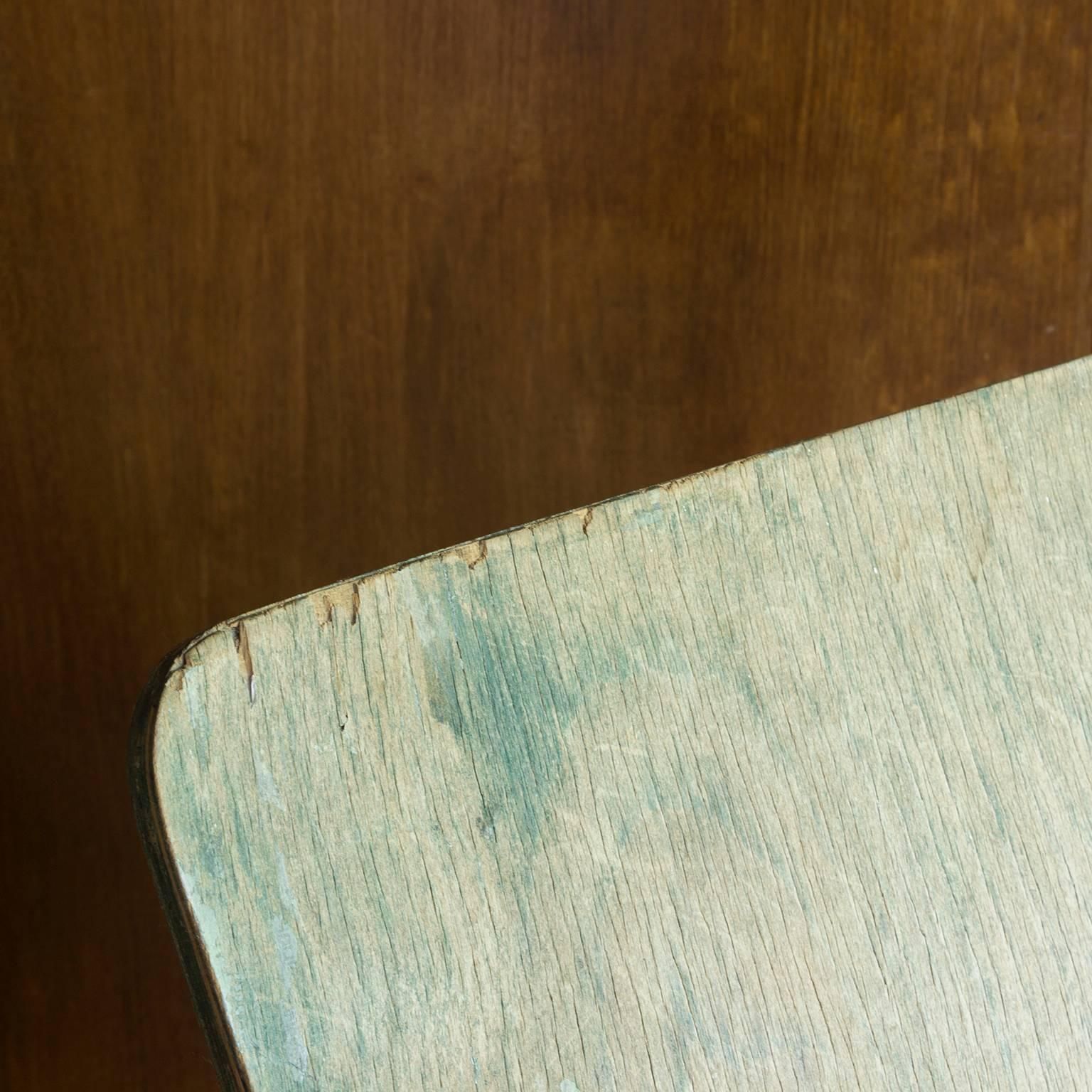 photo for sale 1940, Han Pieck, Plywood Lounge Armchair For Lawo In Green As Published On Book