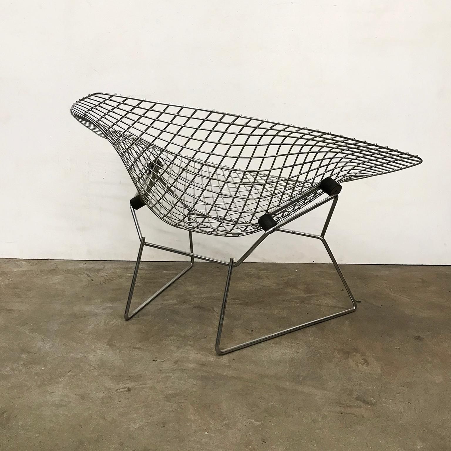 1955, Harry Bertoia For Knoll International, Wide, Large, Chrome, Diamond Chair photo Furniture