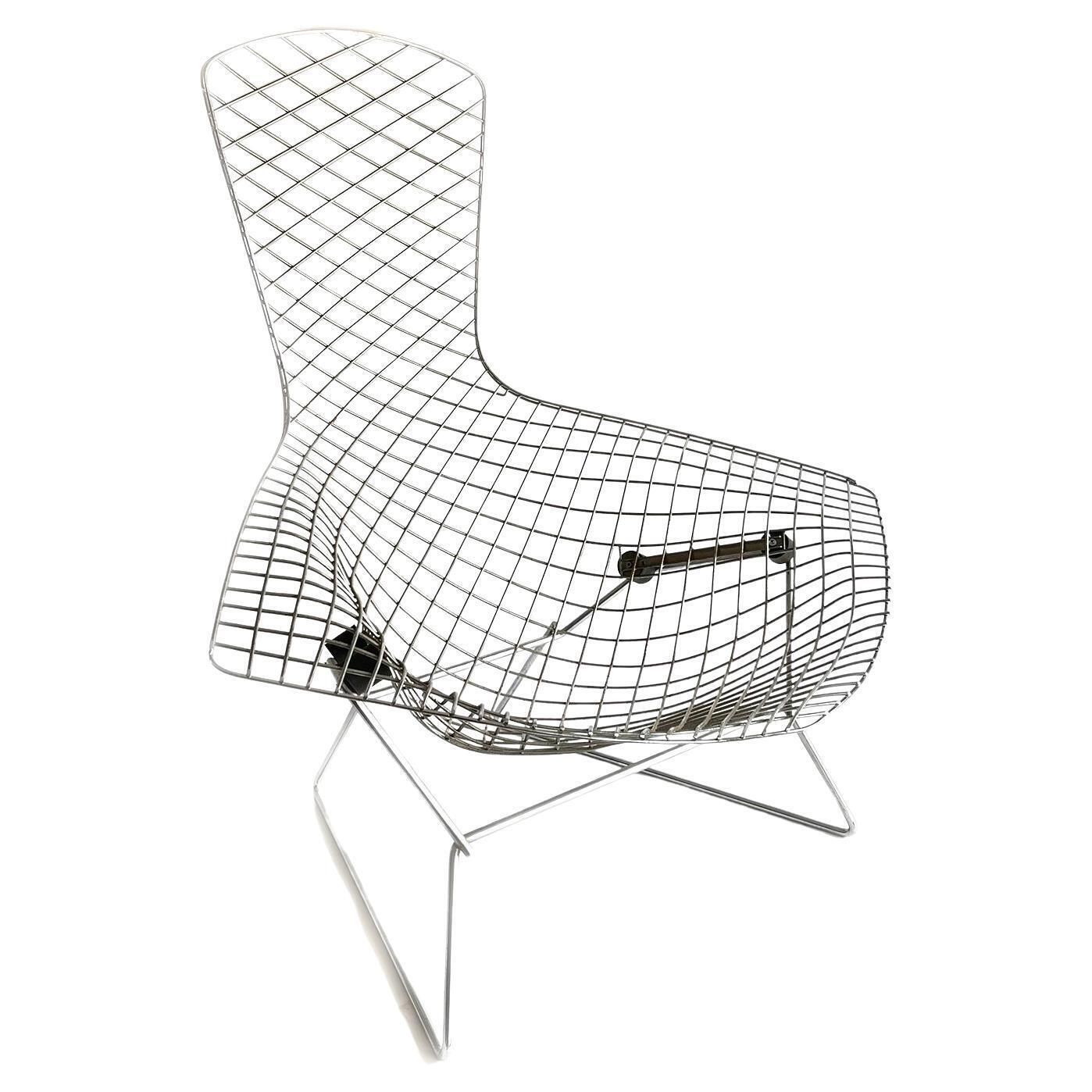 Chrome Bird Chair By Harry Bertoia For Knoll International, 1952