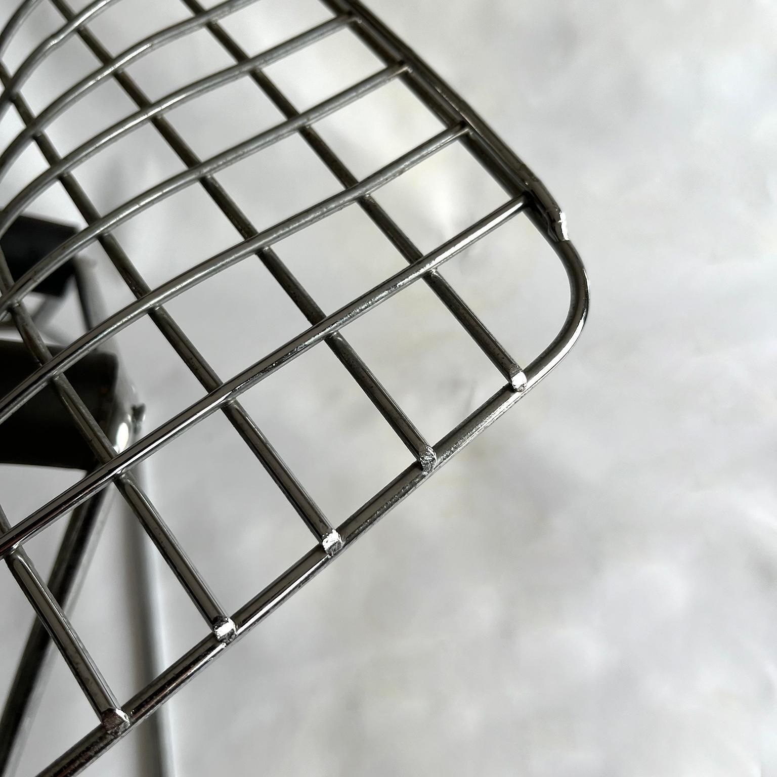 Chrome Bird Chair By Harry Bertoia For Knoll International, 1952 photo vintage