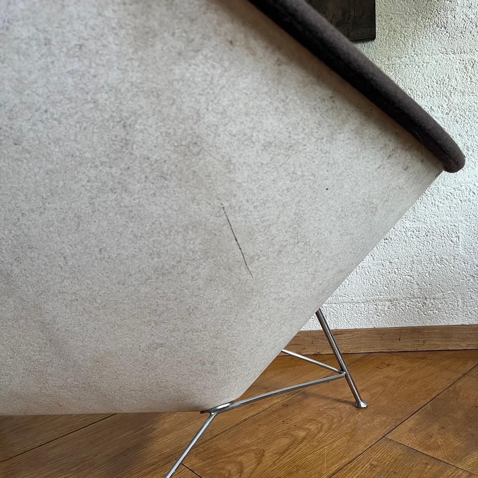 photo buy Early, Metal Shell ! Coconut Chair By George Nelson In Brown Upholstery, 1955