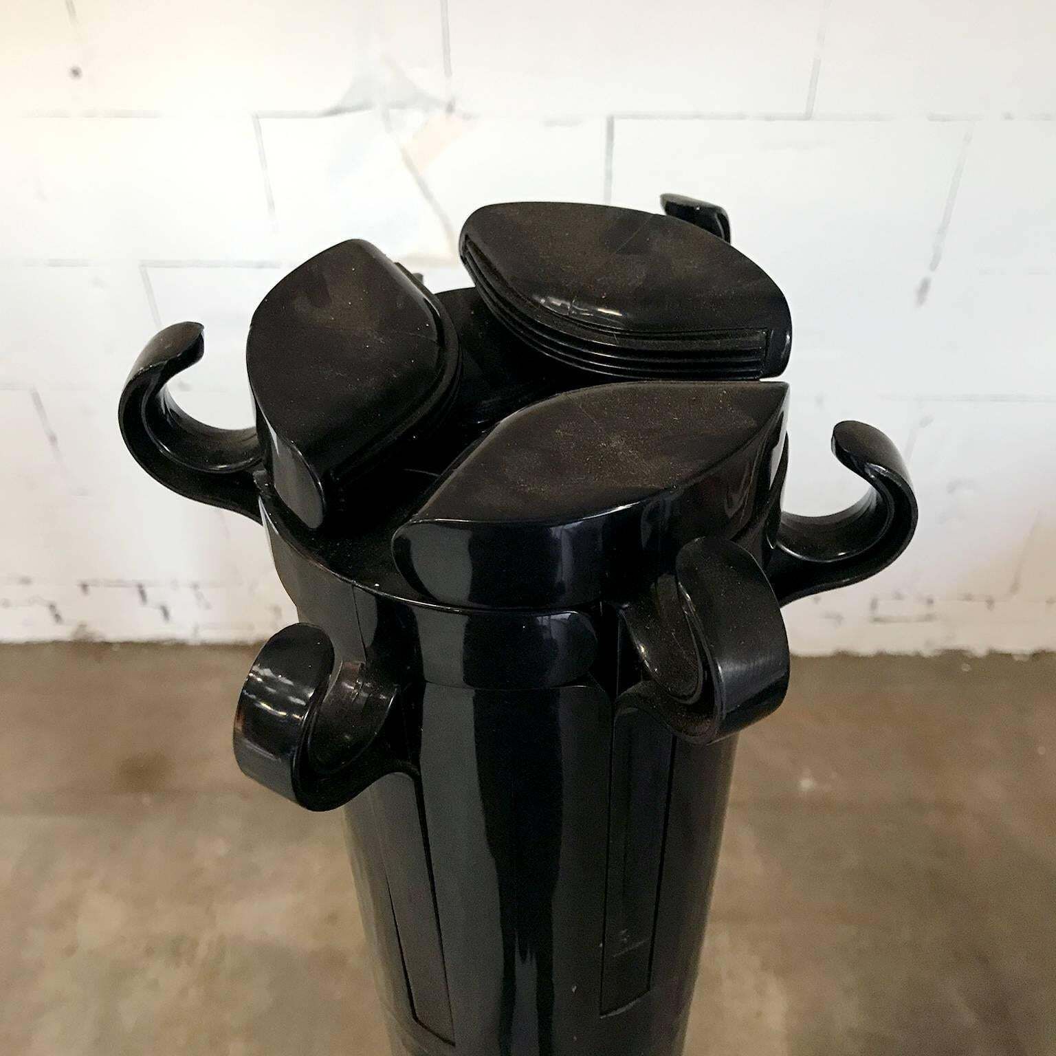 1972, Giancarlo Piretti For Castelli, Iconic "Planta" Abs Coat Stand photo vintage