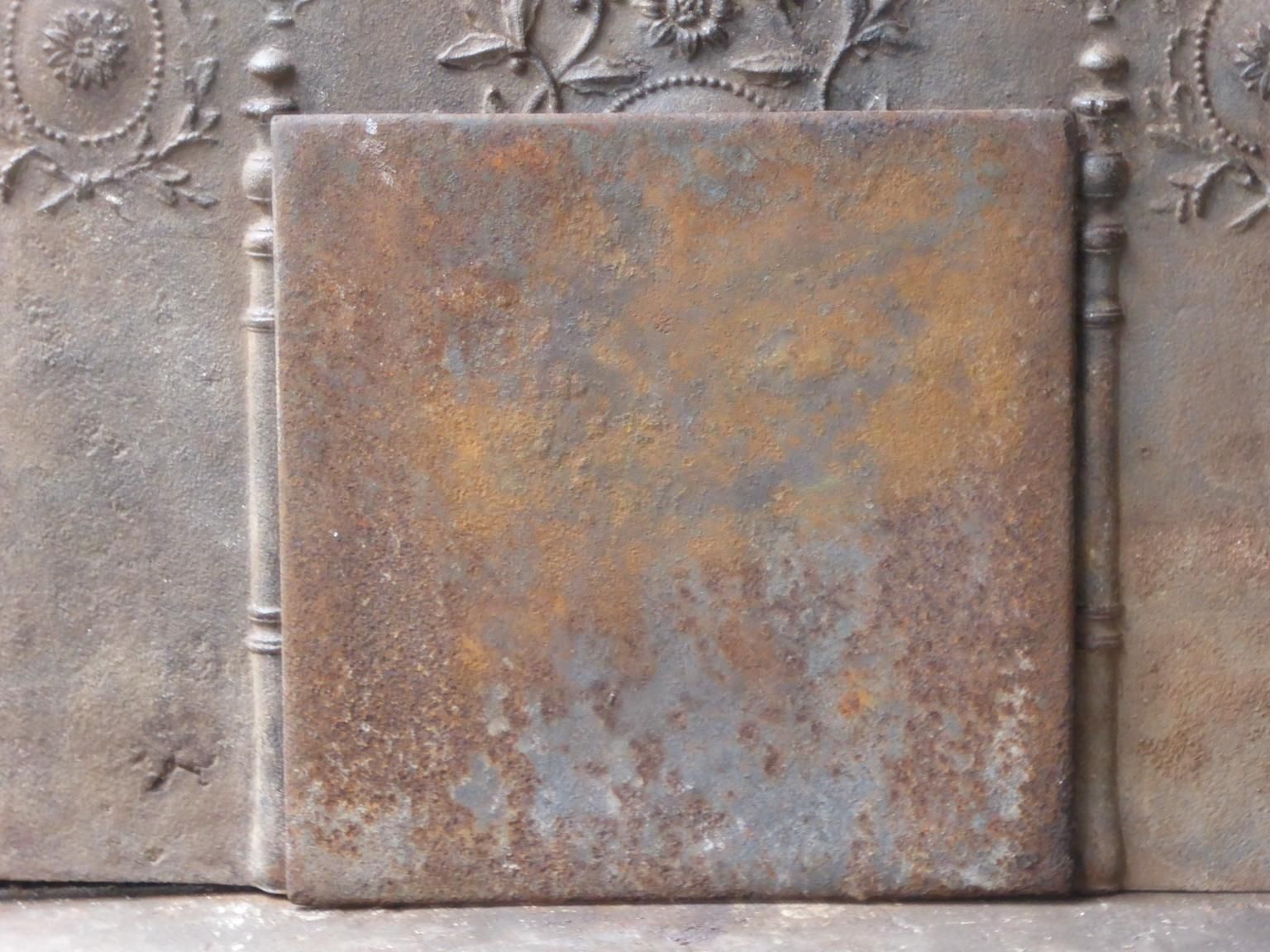 photo furniture Antique French Neoclassical 'Lady' Fireback / Backsplash, 19th Century