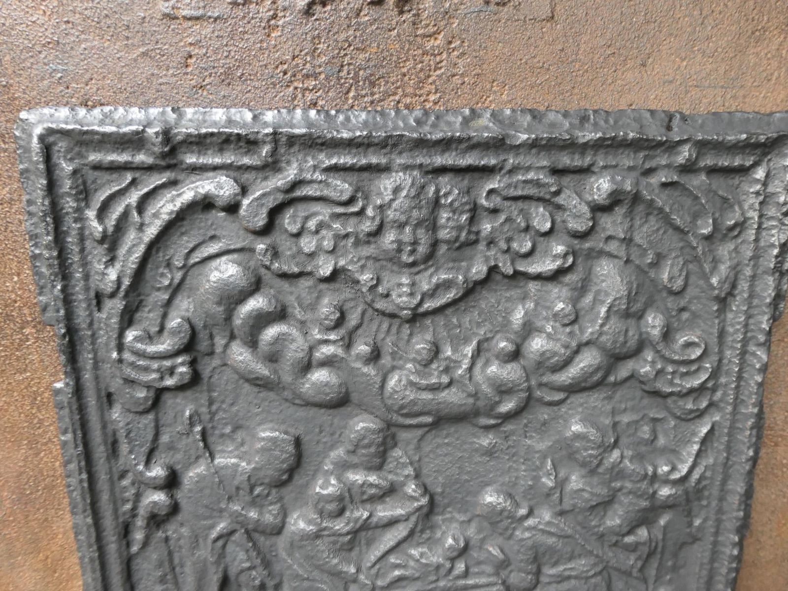 Antique French 'Adoration Of The Magi' Fireback / Backsplash, 18th Century photo buy