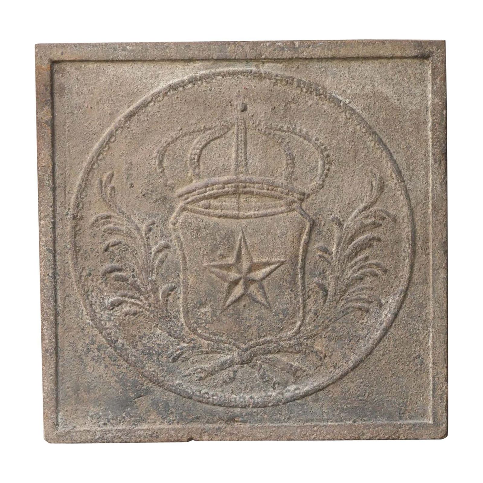 French Napoleon III Period 'Arms Of France' Fireback / Backsplash