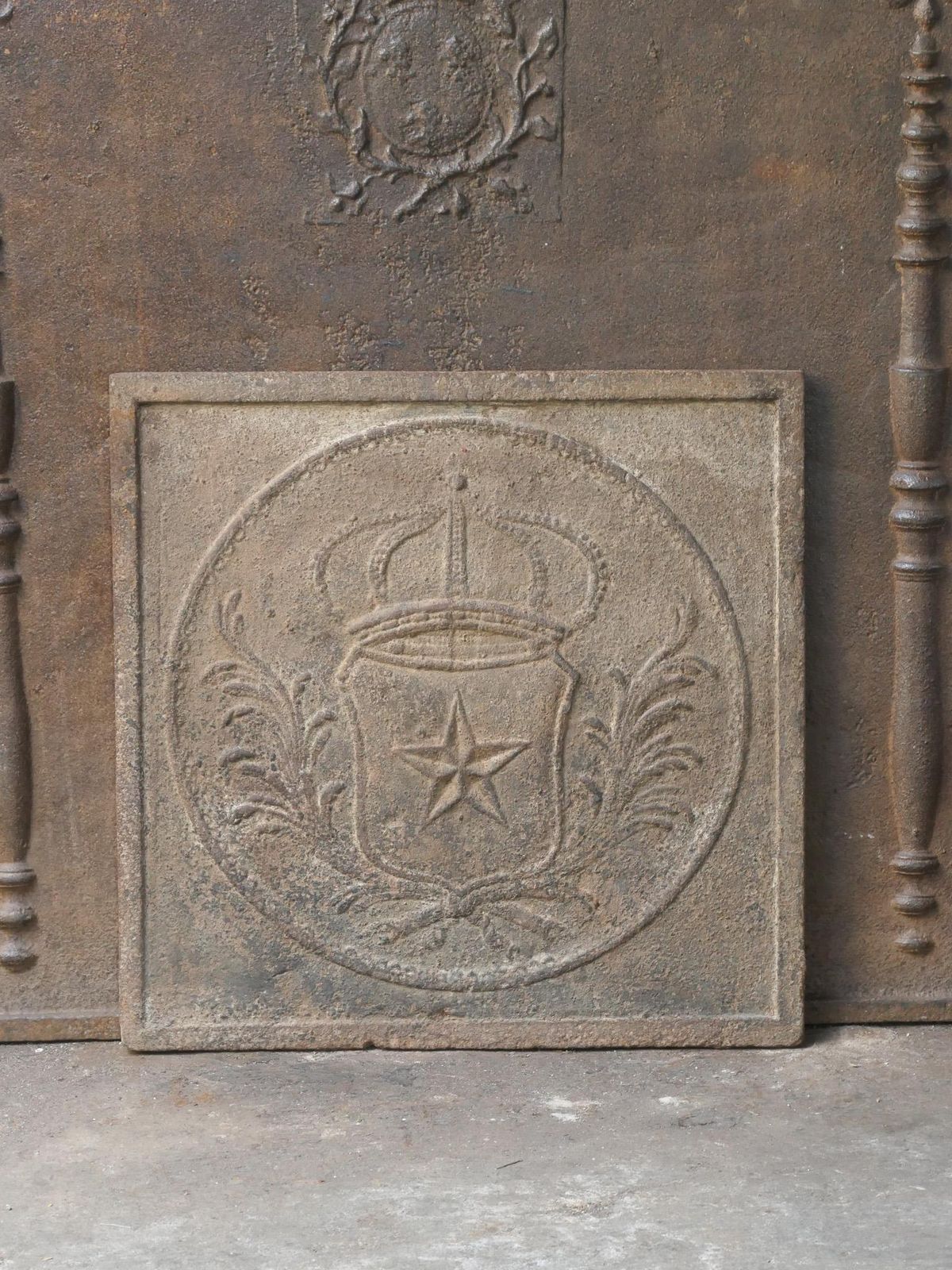 French Napoleon III Period 'Arms Of France' Fireback / Backsplash photo Home Fixtures