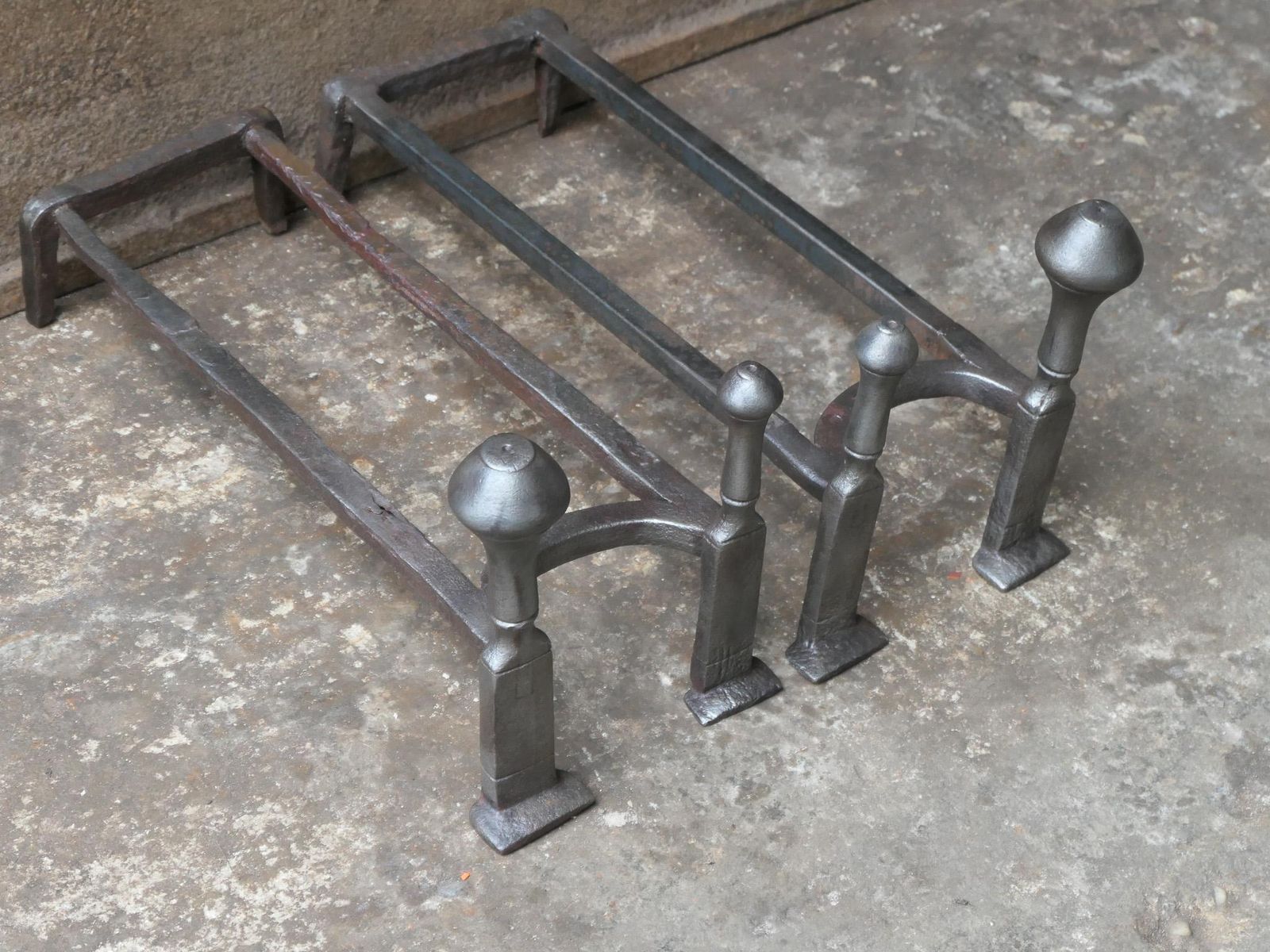 French Louis XV Period Fireplace Grate Or Fire Basket, 18th Century photo buy