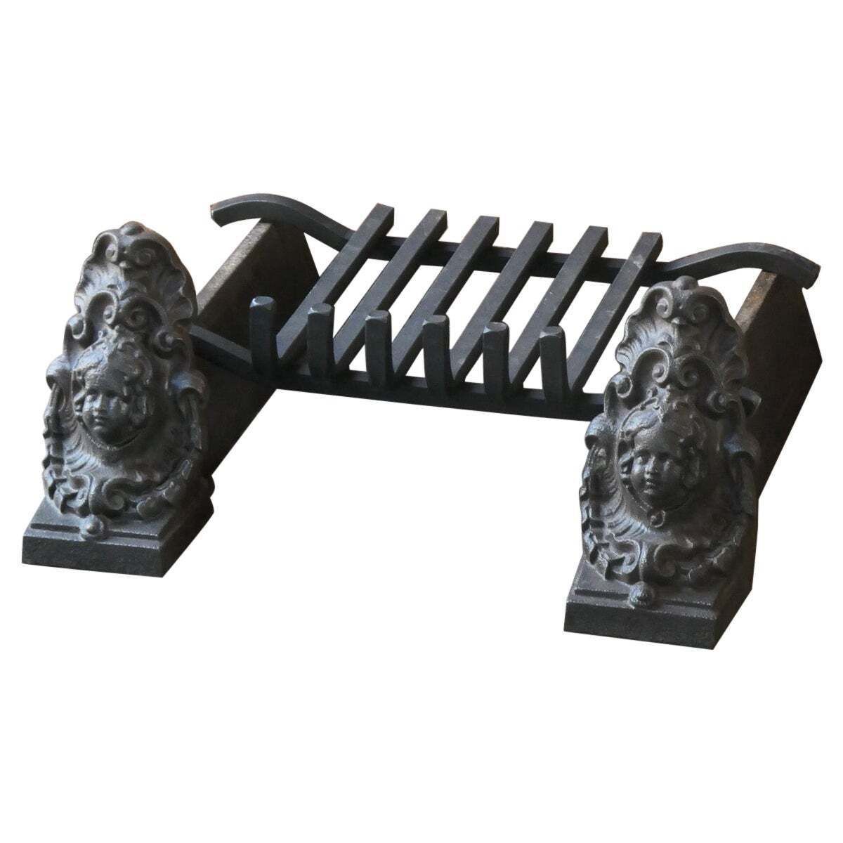 French Louis XV Period Fireplace Grate Or Fire Basket, 18th Century