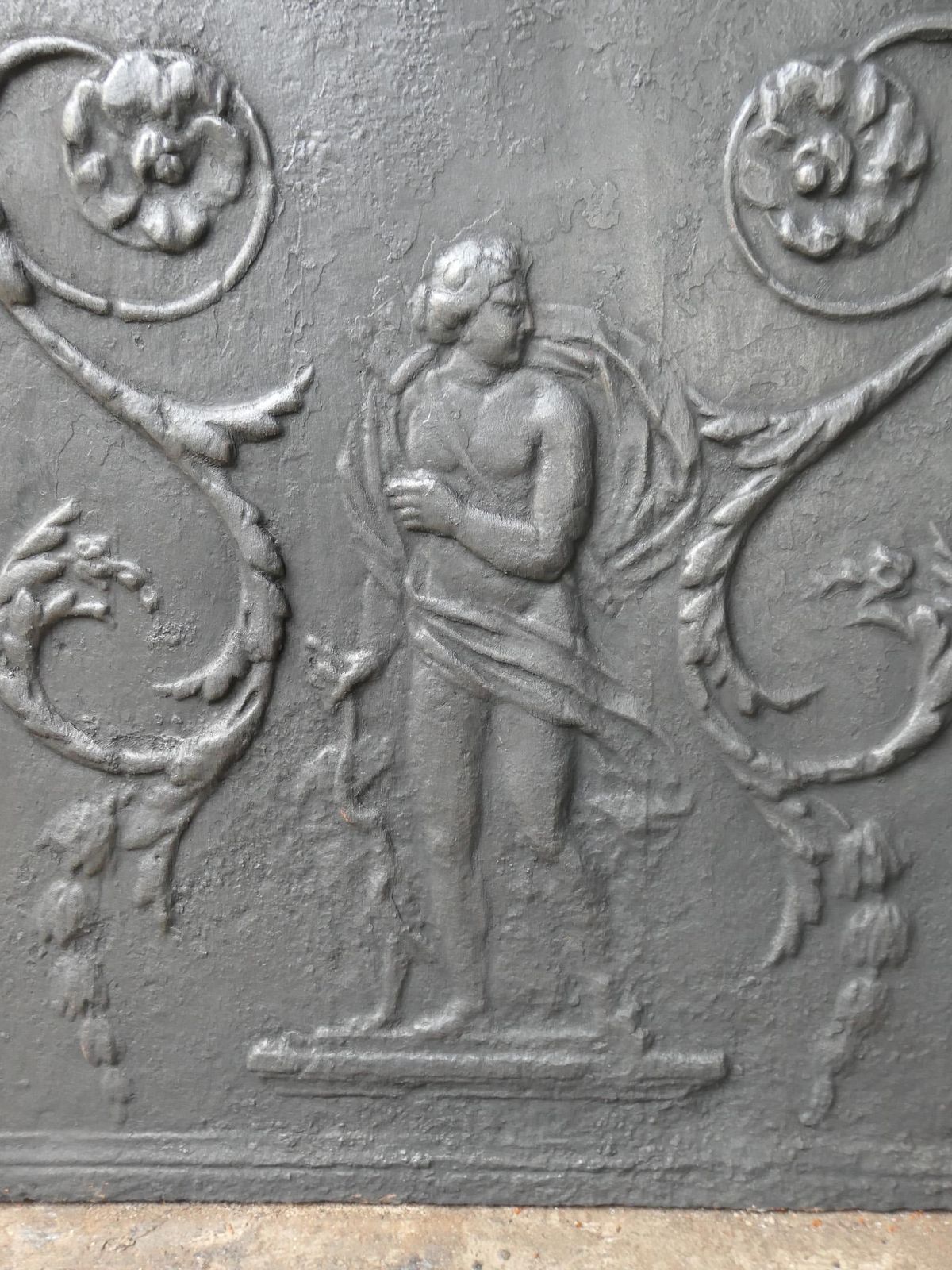 photo for sale French Neoclassical Period 'Diana' Fireback / Backsplash, 18th 19th Century
