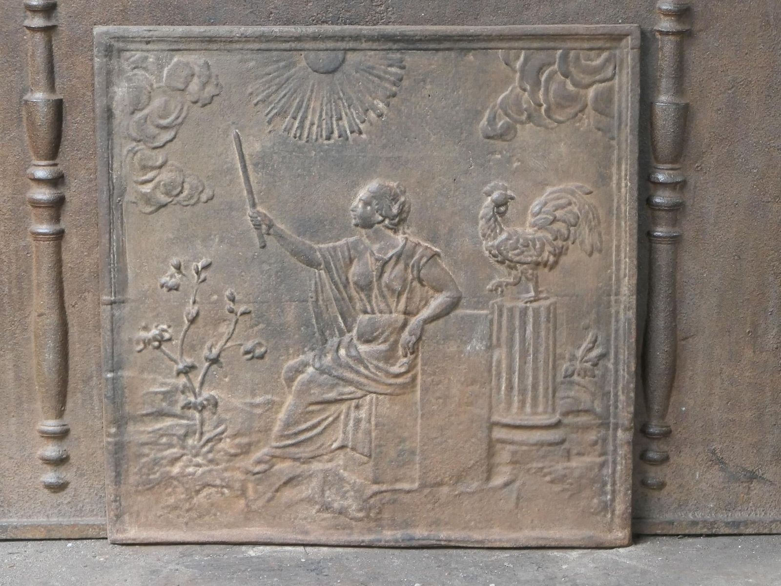 Aurora, Goddess Of The Dawn, Fireback / Backsplash, 20th Century photo buy