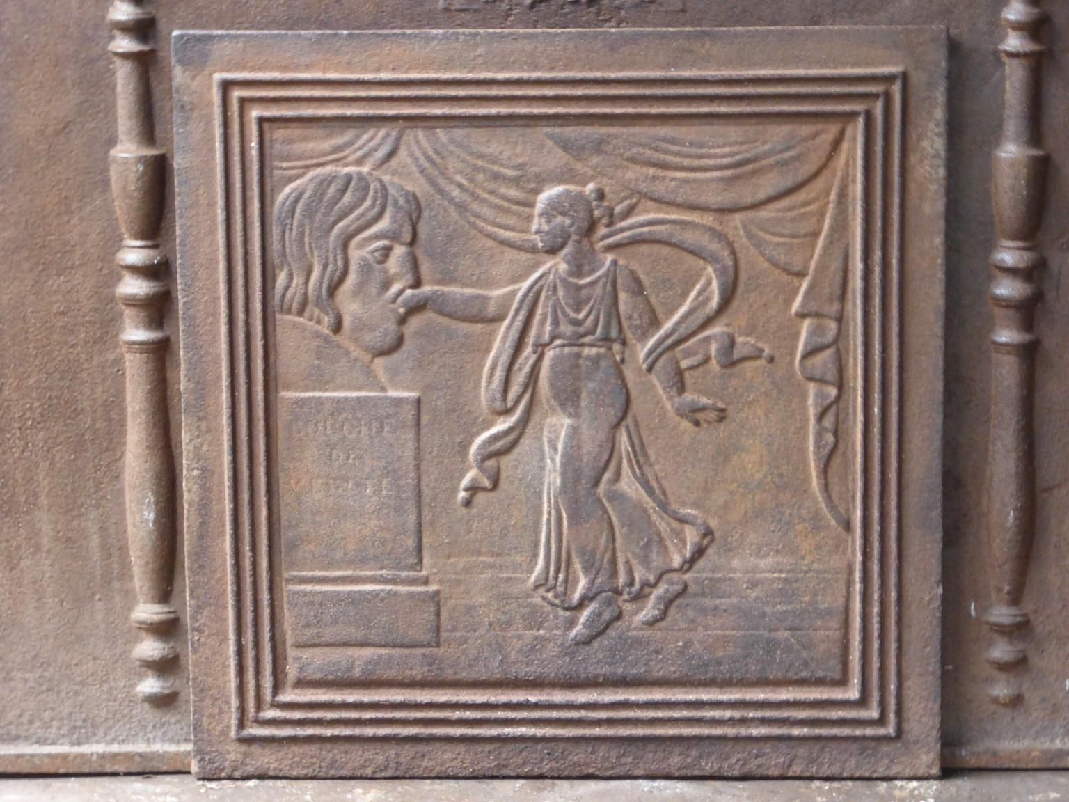 19th Century French 'Bocca Della Verità' Fireback / Backsplash photo for sale