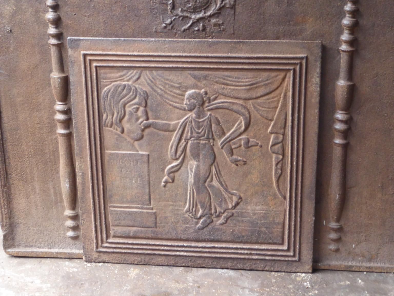 19th Century French 'Bocca Della Verità' Fireback / Backsplash photo Home Fixtures