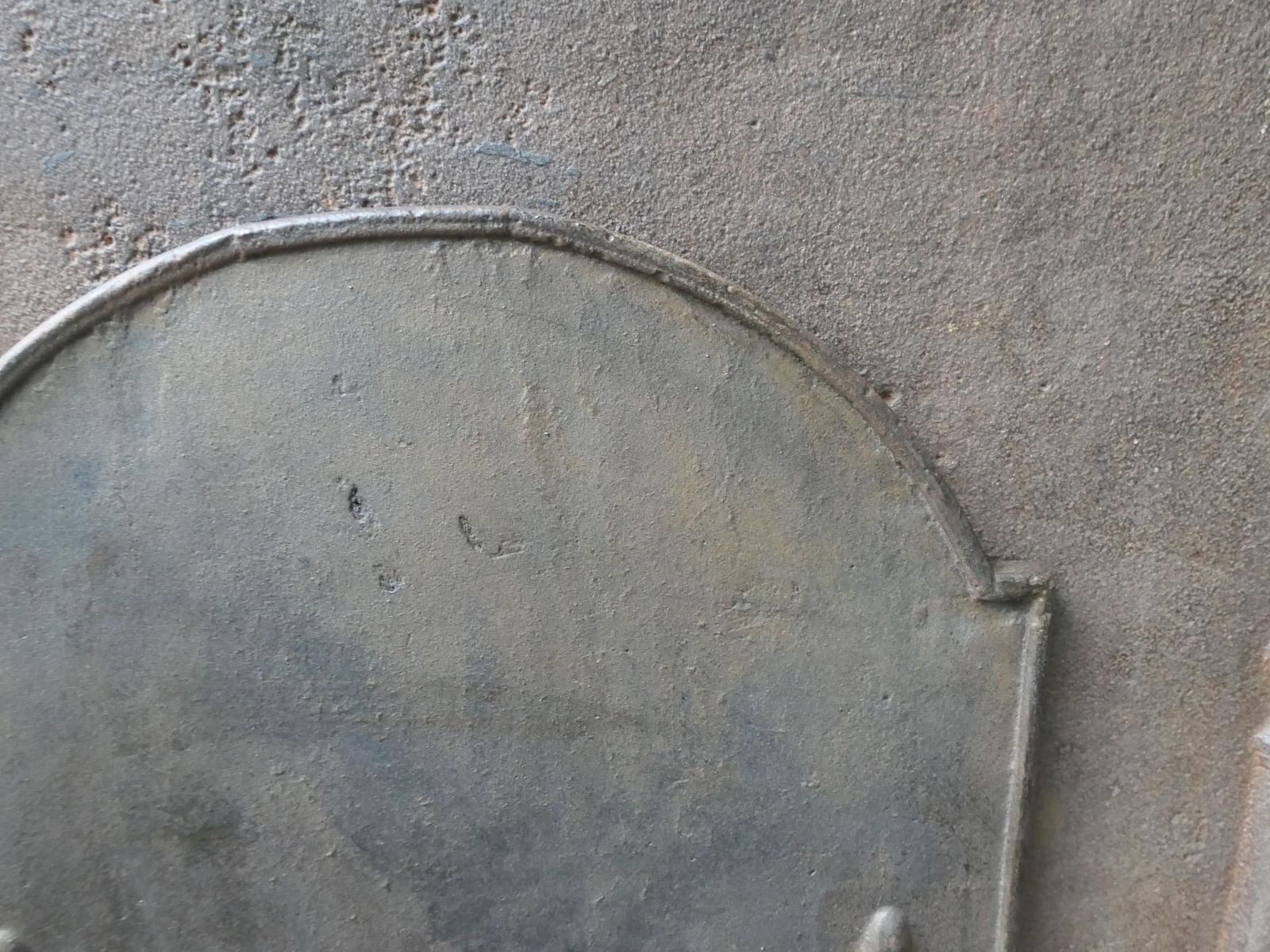 photo furniture Antique French 'Pillars Of Freedom' Fireback / Backsplash, 19th C.