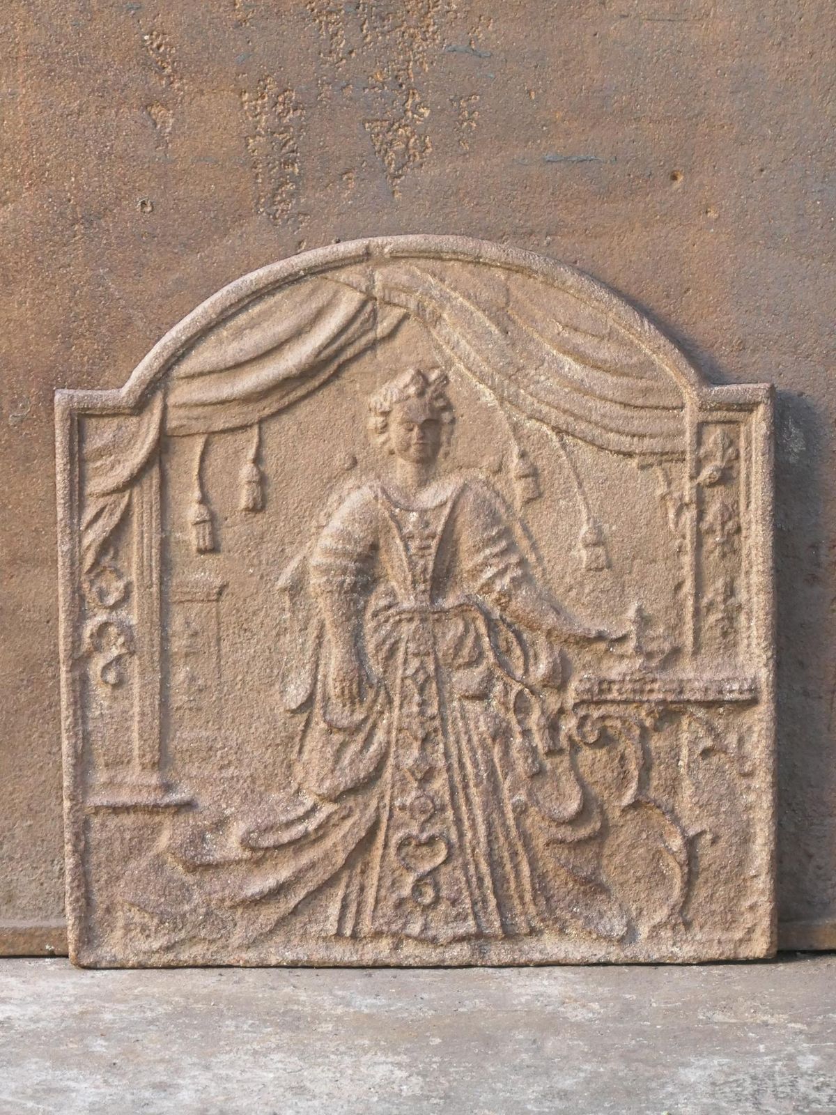 19th Century French 'Marie Leszczyńska' Fireback / Backsplash photo for sale