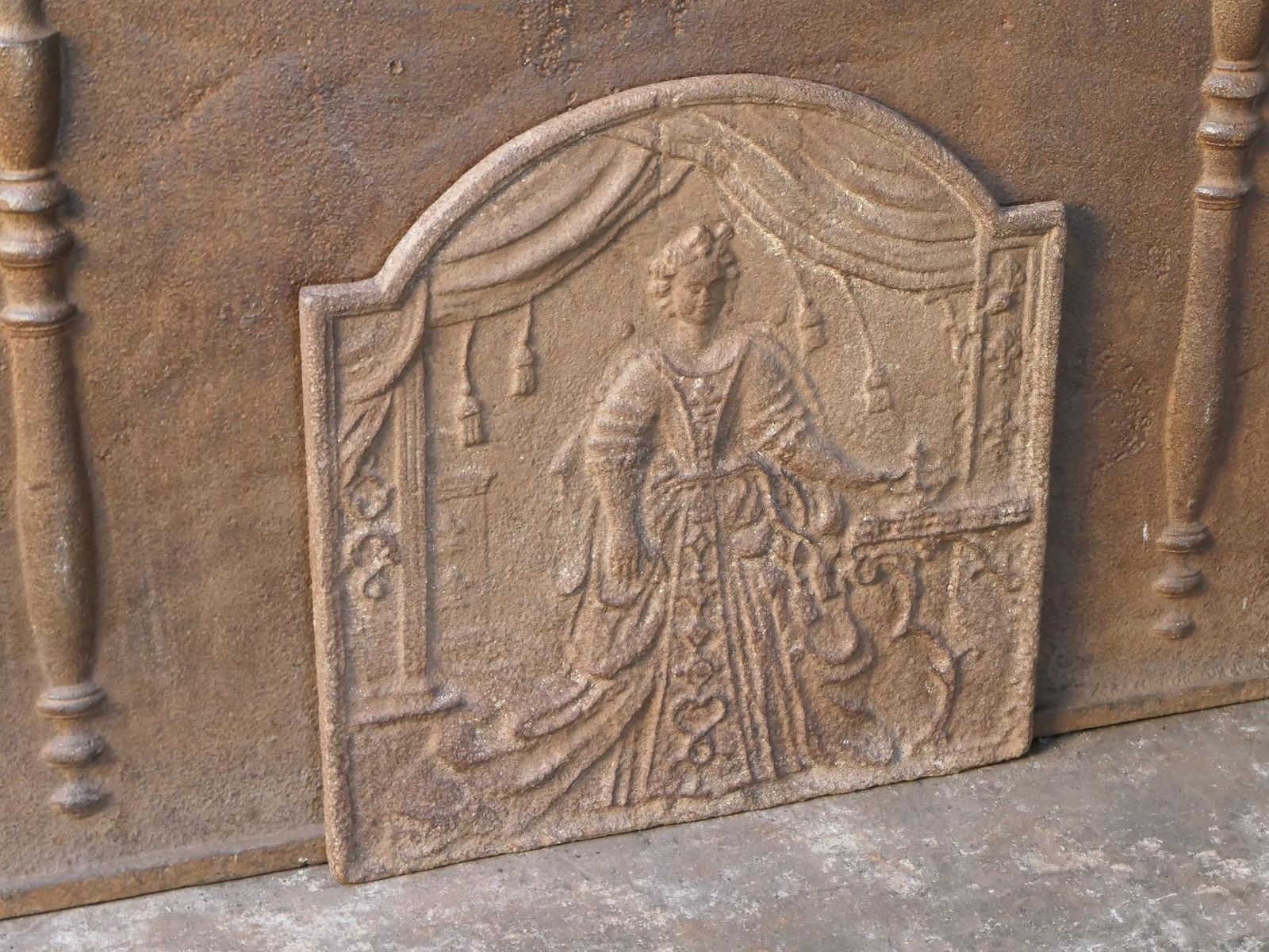 19th Century French 'Marie Leszczyńska' Fireback / Backsplash photo 405.0